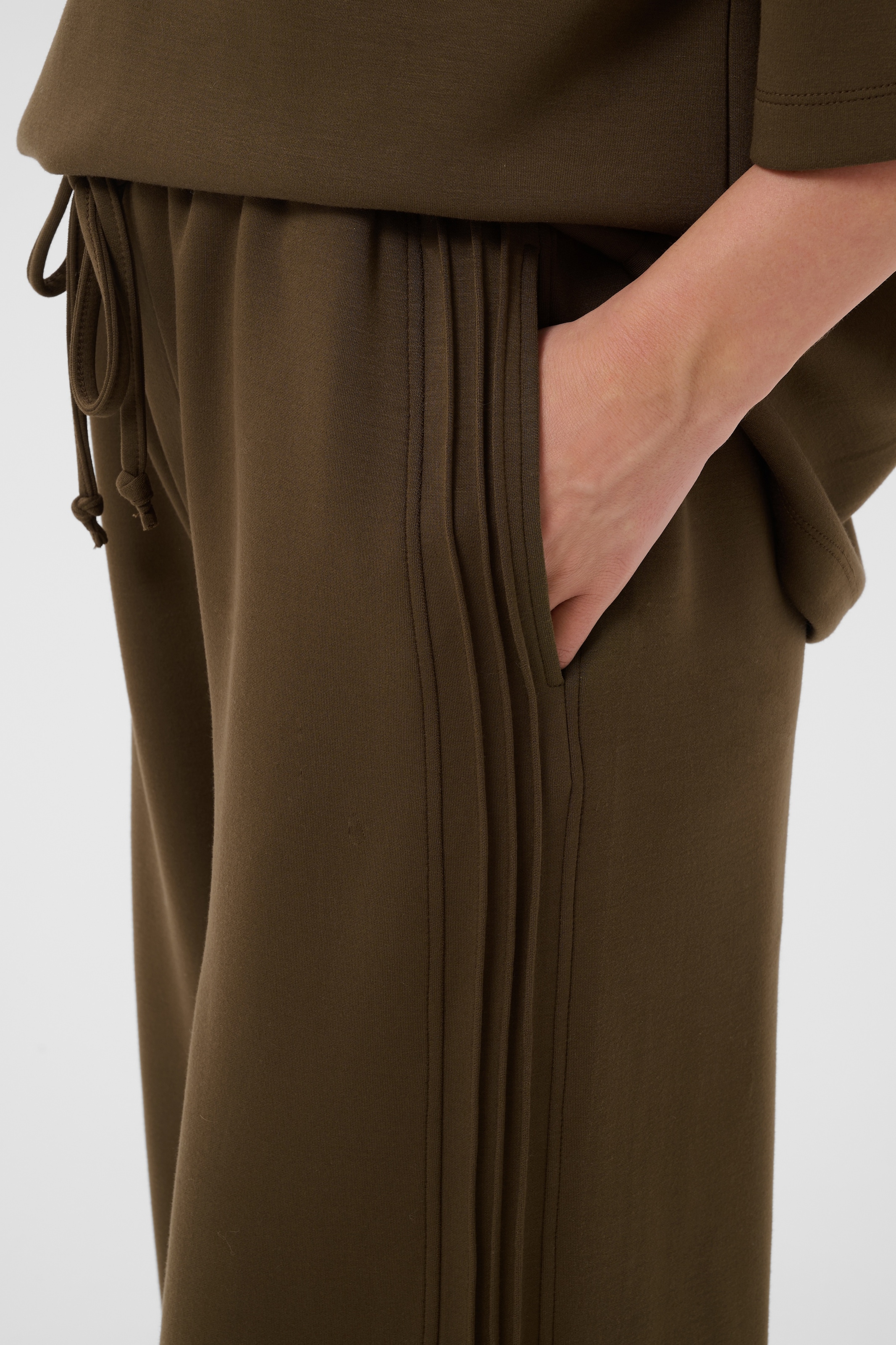 Saint Tropez Loungehose »TheoSZ Pant«  Materialmix, Loose fit