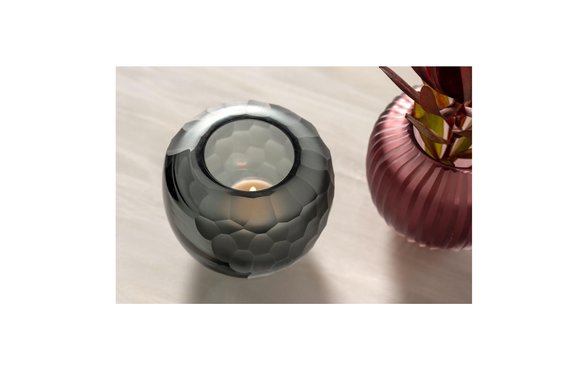 LEONARDO Vase décoratif »Vase Bellagio 10 cm, Anthr«