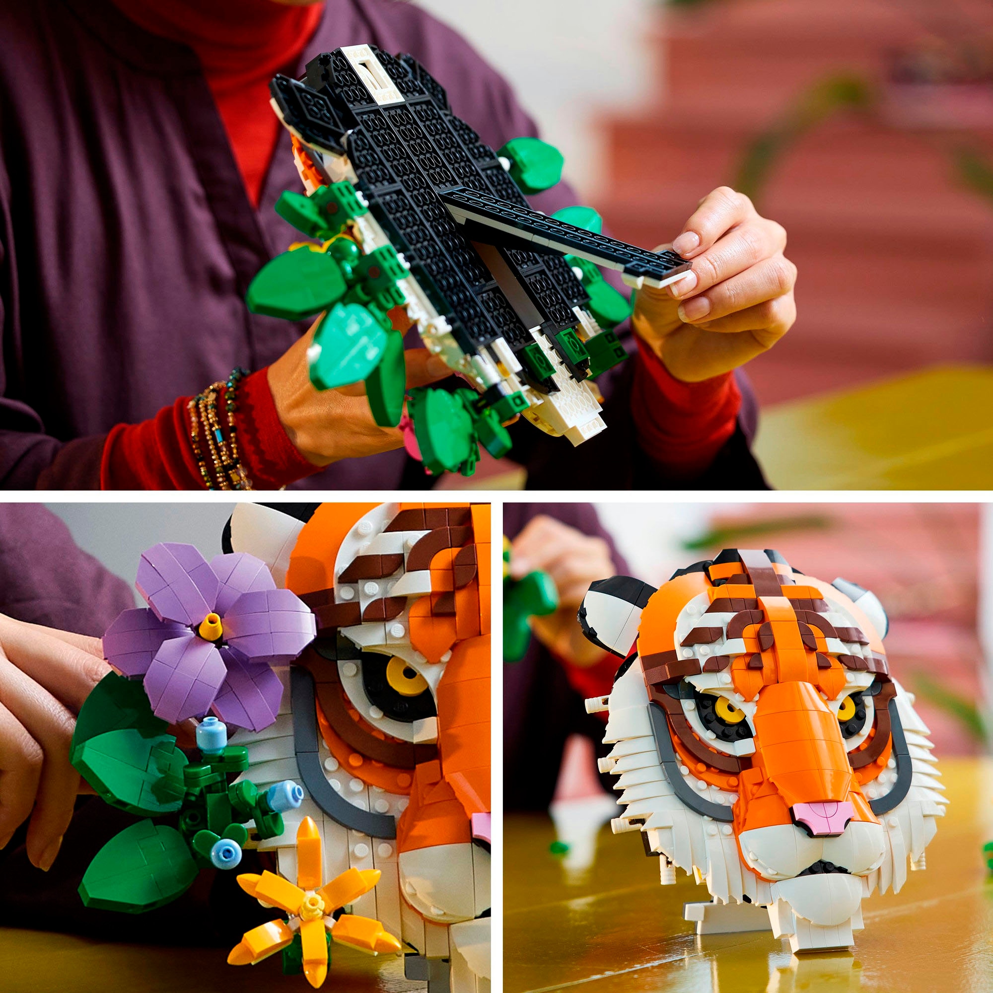 LEGO® Pions de construction »Fauna Collection - Tiger (31217), LEGO ART« Made in Europe