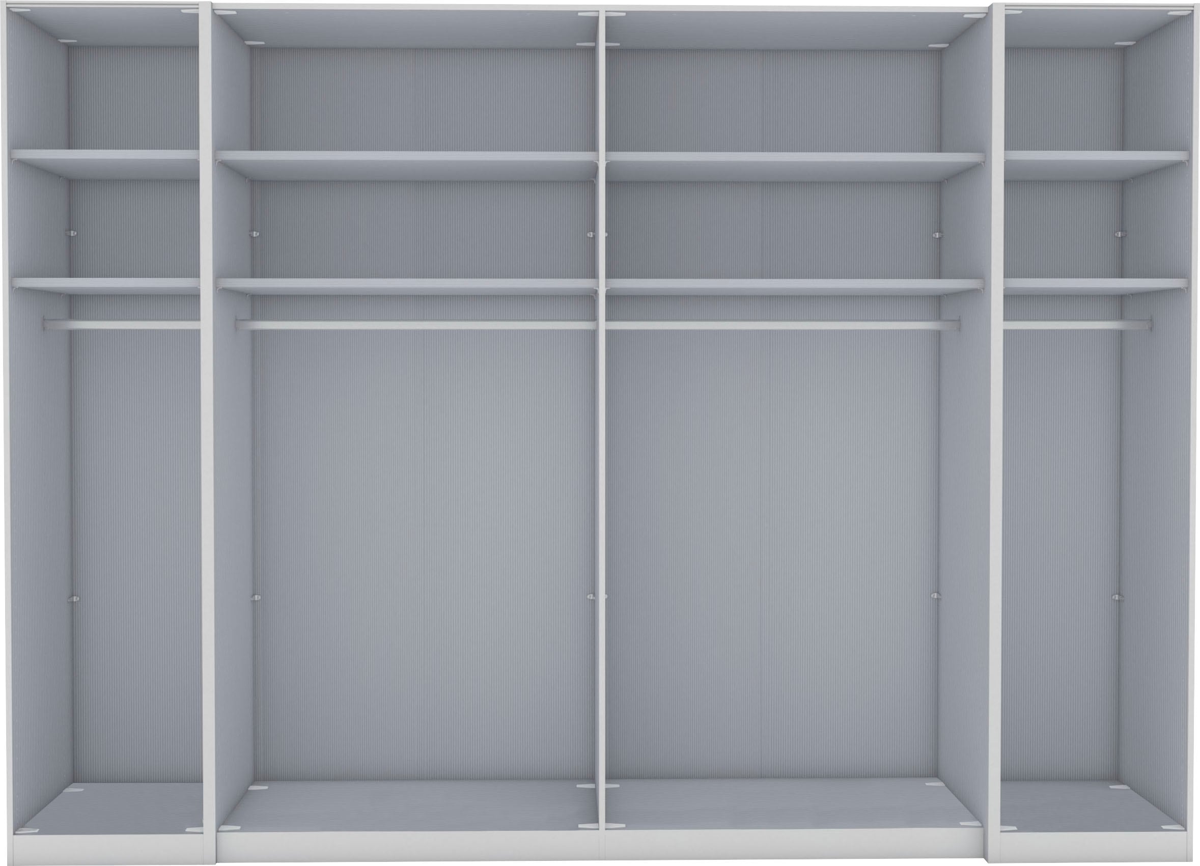 WIEMANN Dreh-/Schwebetürenschrank »Nizza« mit Glasfront und Spiegel