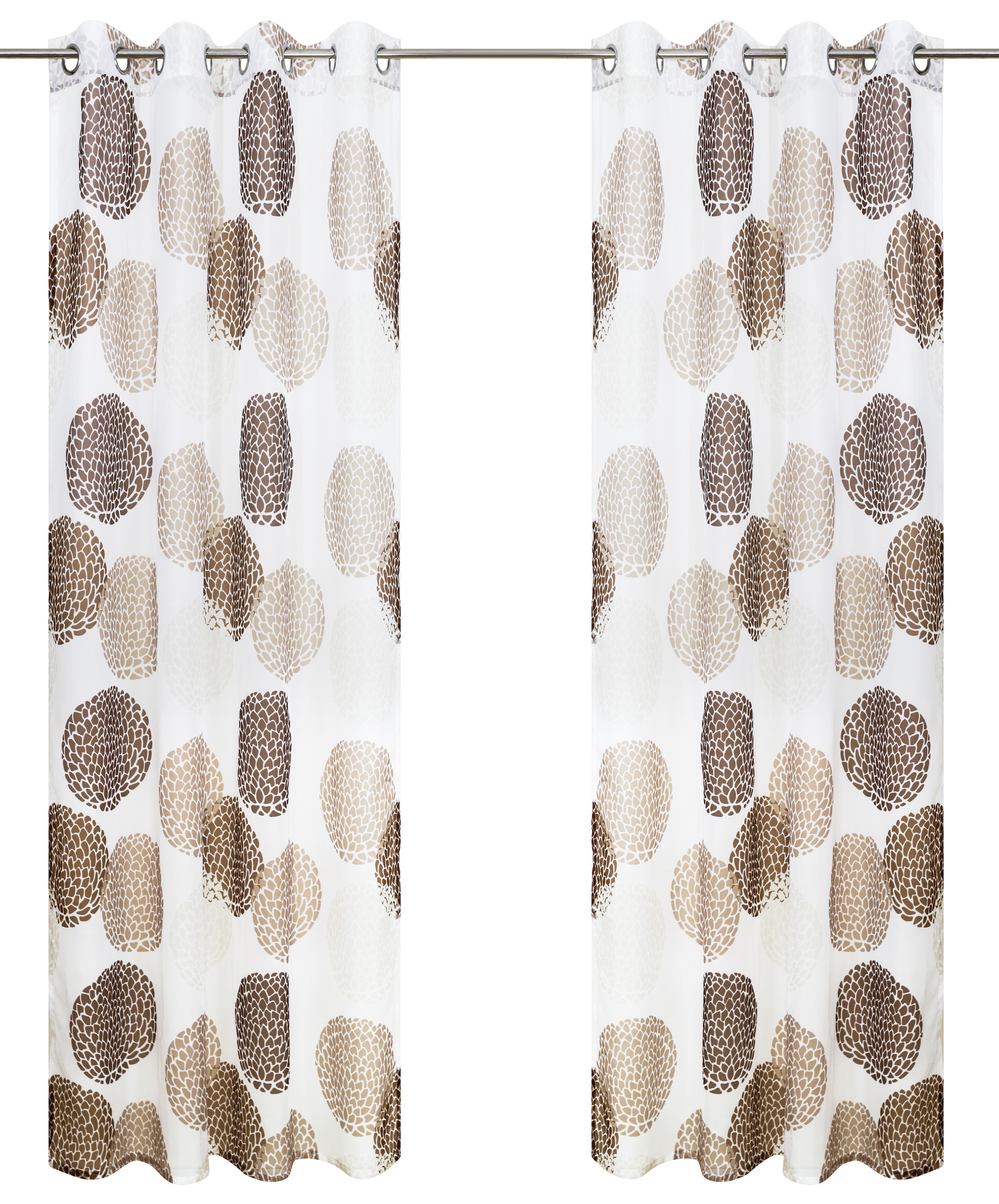 GOODproduct Rideau »BELEM« Œillet 1 cuis tlg. 1 écharpe, polyester, cercles