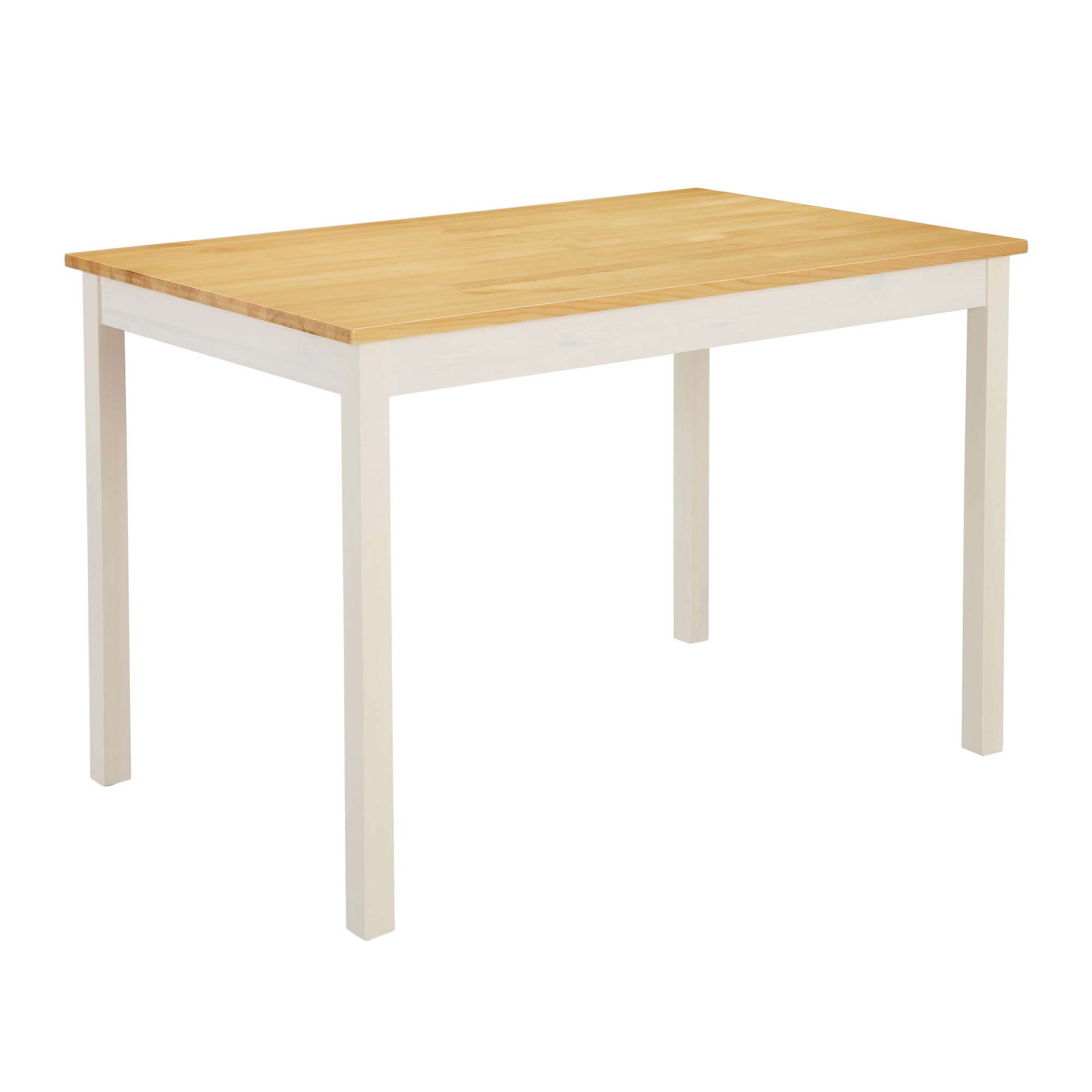 GOODproduct Essgruppe »Willow« Set, Esstisch mit 4 Stühlen, 5 tlg. Esstisch mit 4 Stühlen, aus massivem Kiefernholz