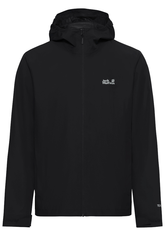 Jack Wolfskin Veste de pluie »OUTROVERT 2L JKT M« avec capuche avec capuche, respirant, imperméable