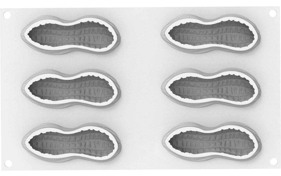   Moule à pâtisserie »Silikomart – Erdnuss 100 Silikon mit Ausstecher«