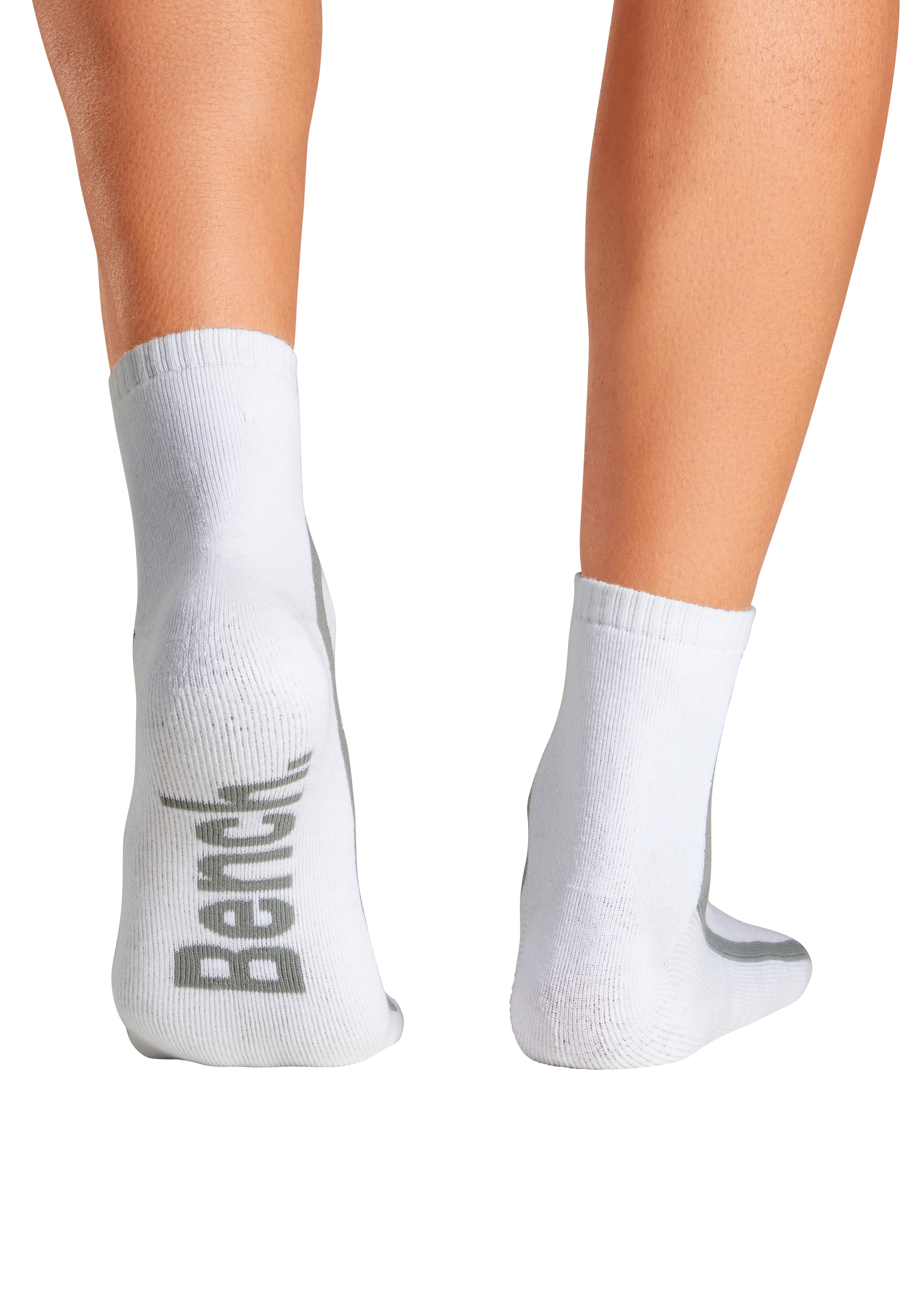 Bench. Chaussettes de tennis »Sportsocken Herren Quartersocks atmungsaktiv« Paquet, 6 Couple tlg. dämpfend durch Hochfersen- Frottee