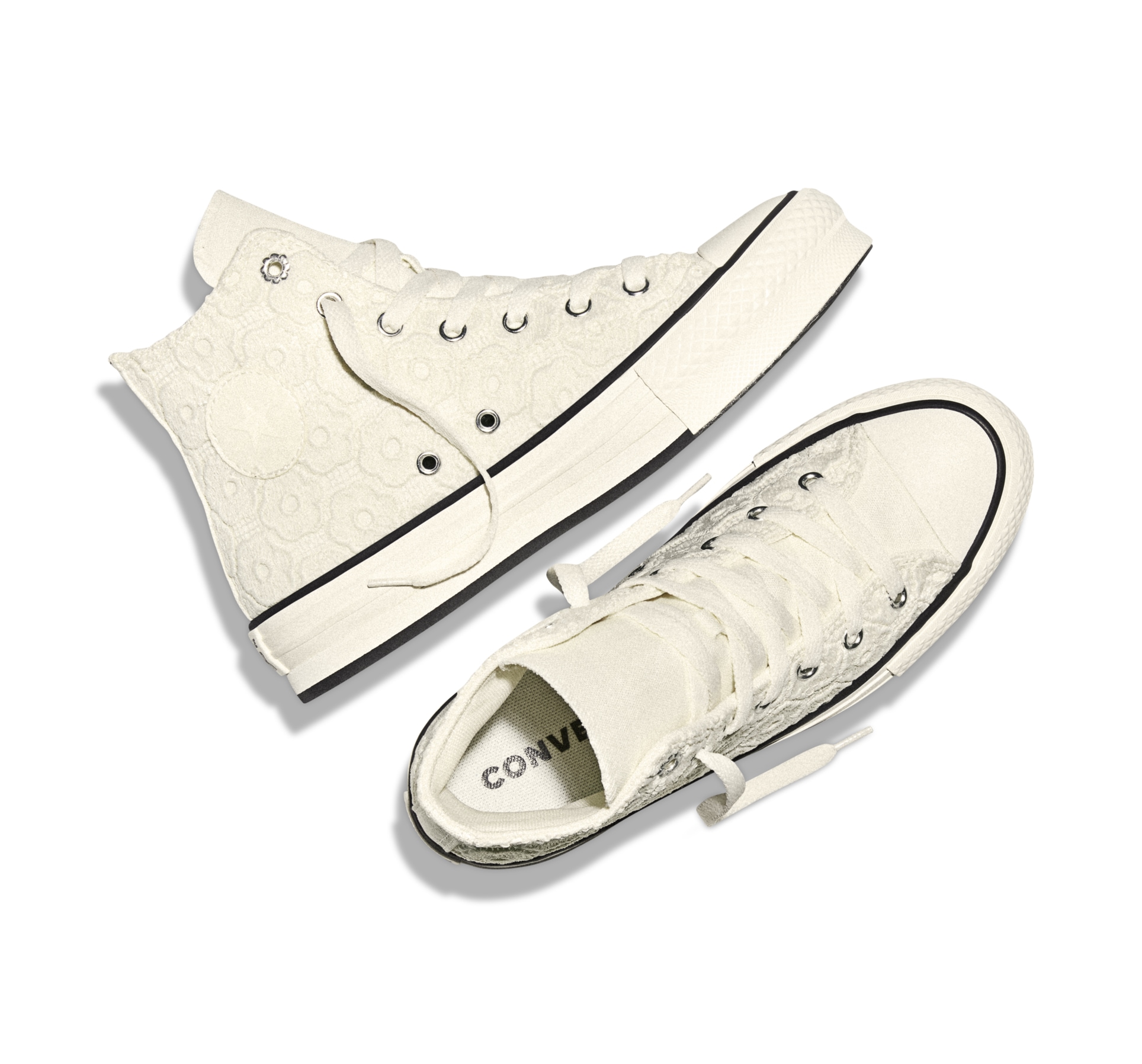 Converse Sneakers »CHUCK TAYLOR ALL STAR EVA LIFT PLATFORM FLORAL CROCHET«  pour le quotidien, style sportif, pour adolescents