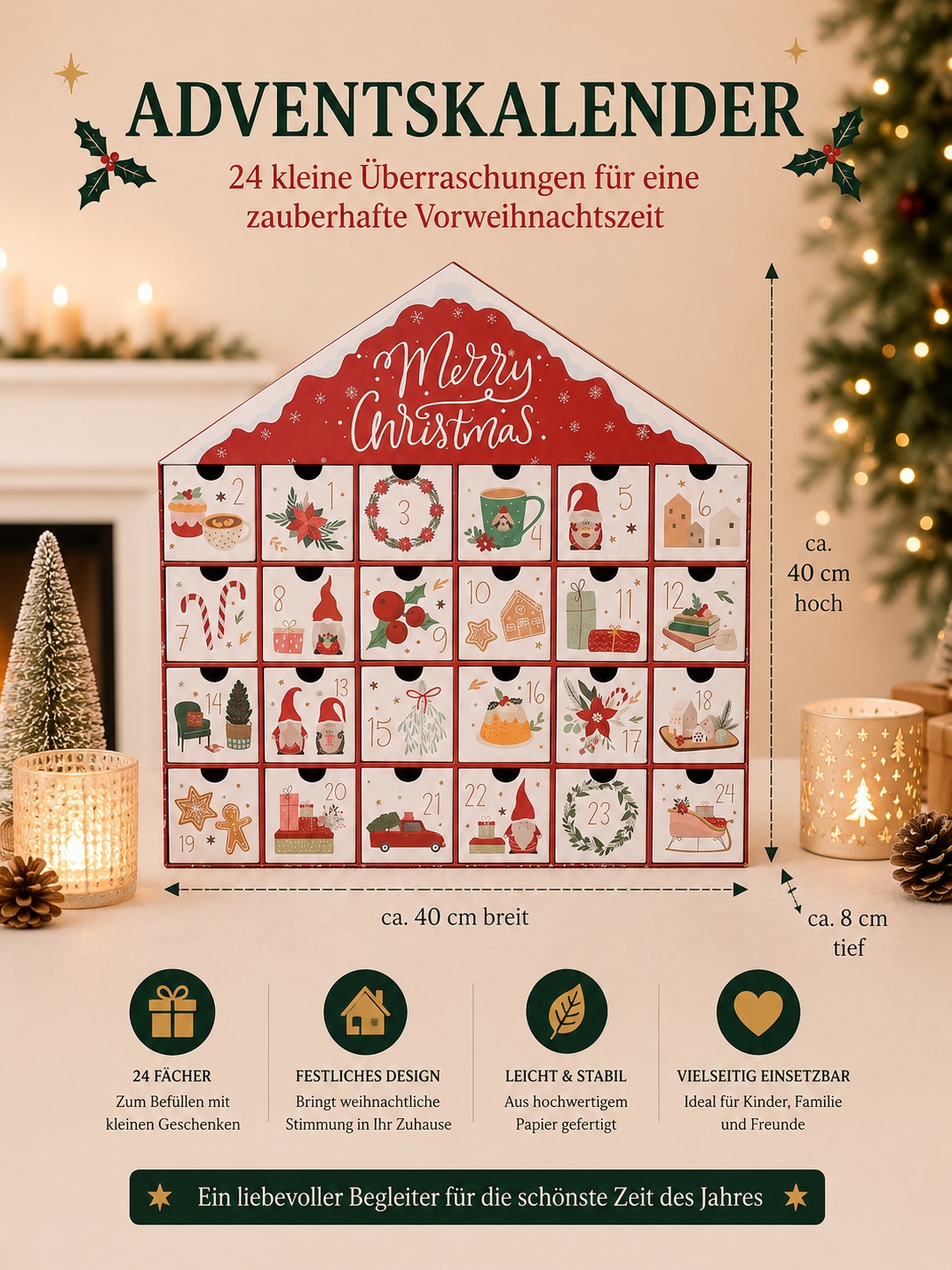 GOODproduct Adventskalender »Adventskalender« Es liegt keine Altersempfehlung vor