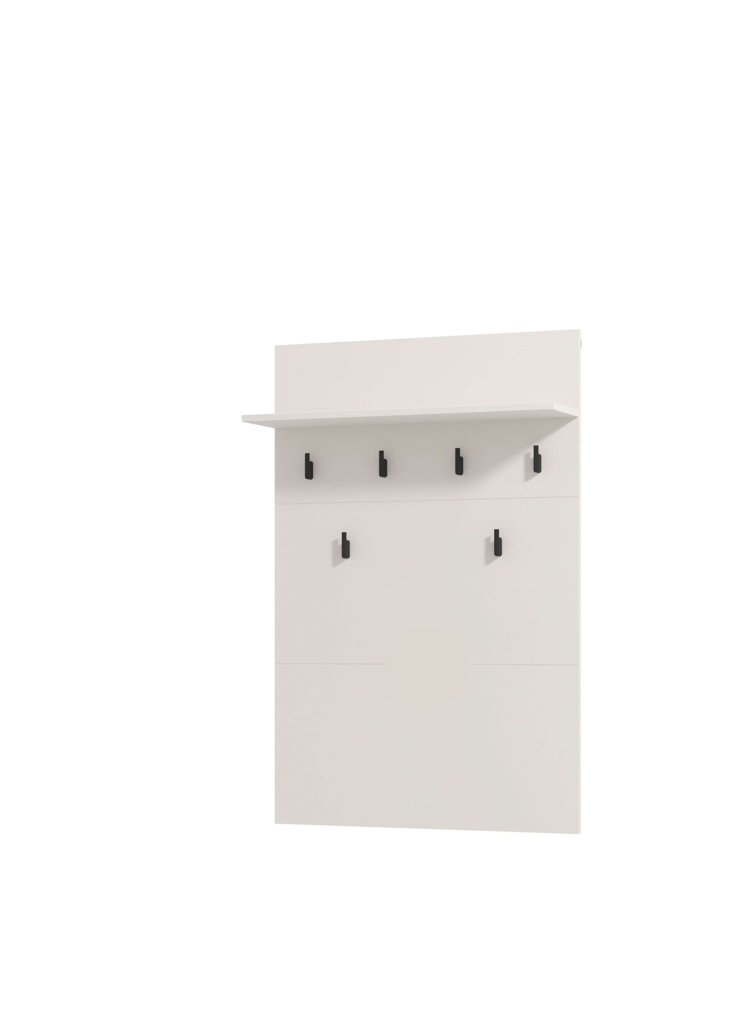 Home affaire Panneau de vestiaire »Rathlin, Wandregal Wandpaneel, Wandgarderobe praktisch & stillvoll« mit 6 Kleiderhaken und Ablage für Accessoires, Breite 77 cm