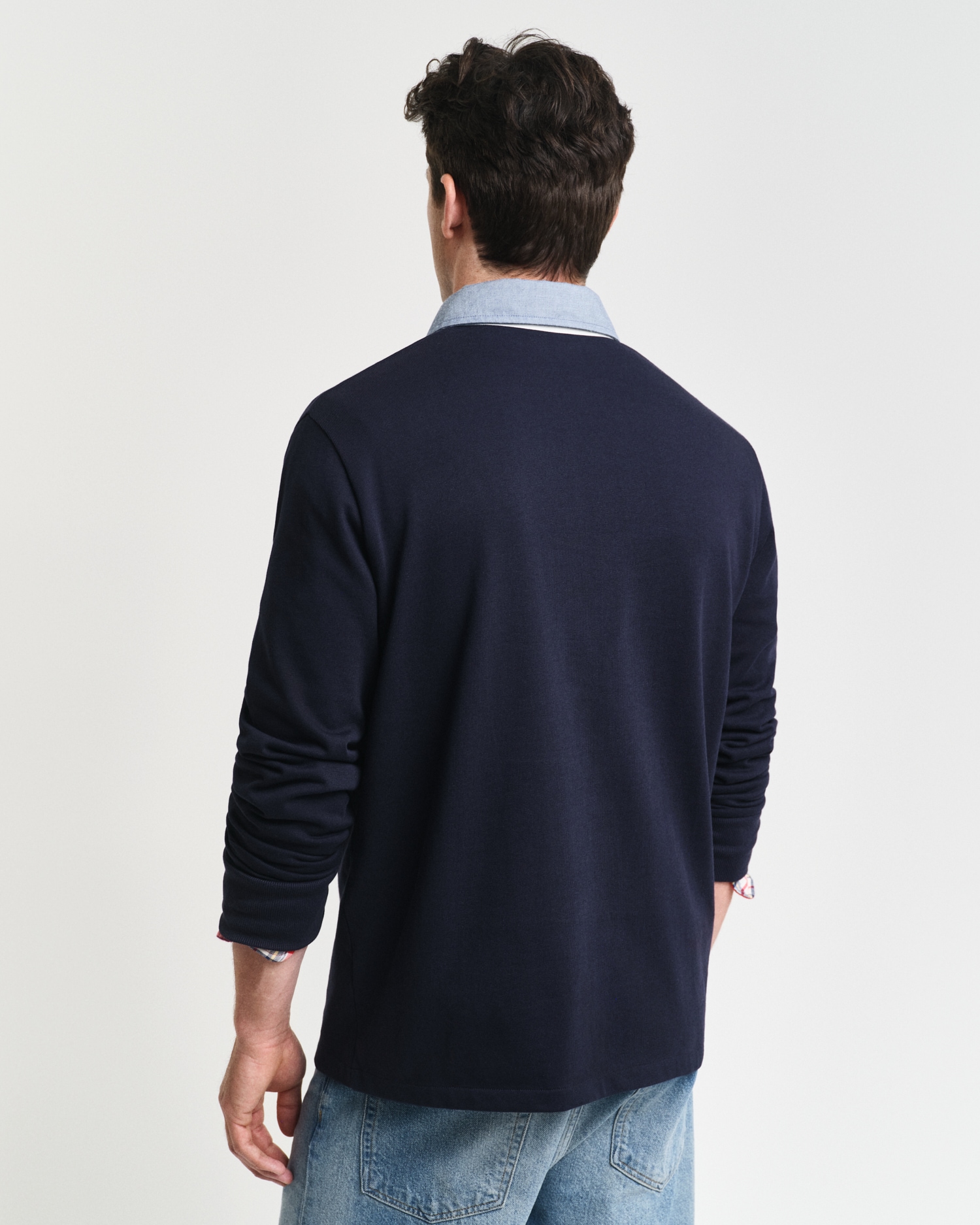 Gant Langarm-Poloshirt »REG CHAMBRAY HEAVY RUGGER«
