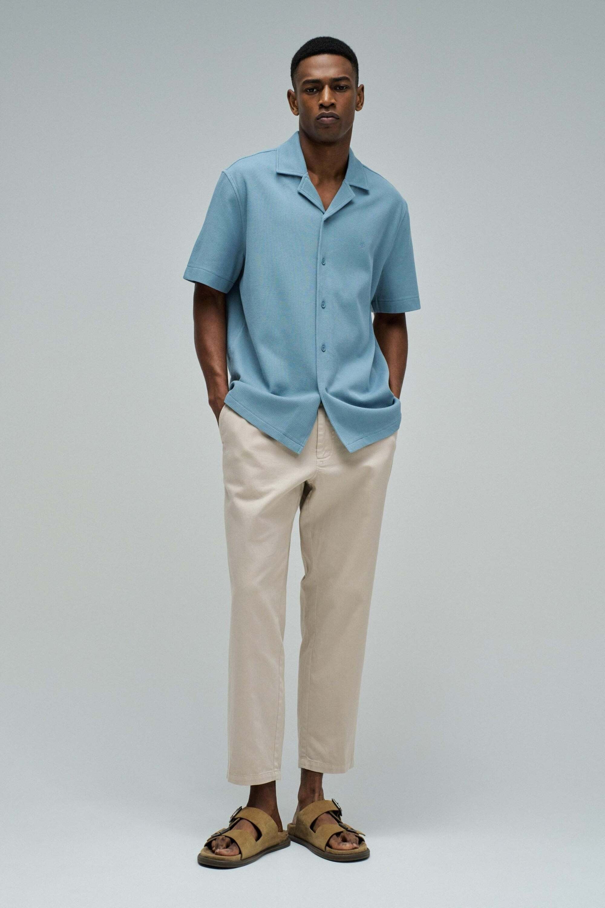 Salsa Kurzarmhemd »Salsa Jeans Kurzarmhemd Textured Waffle«
