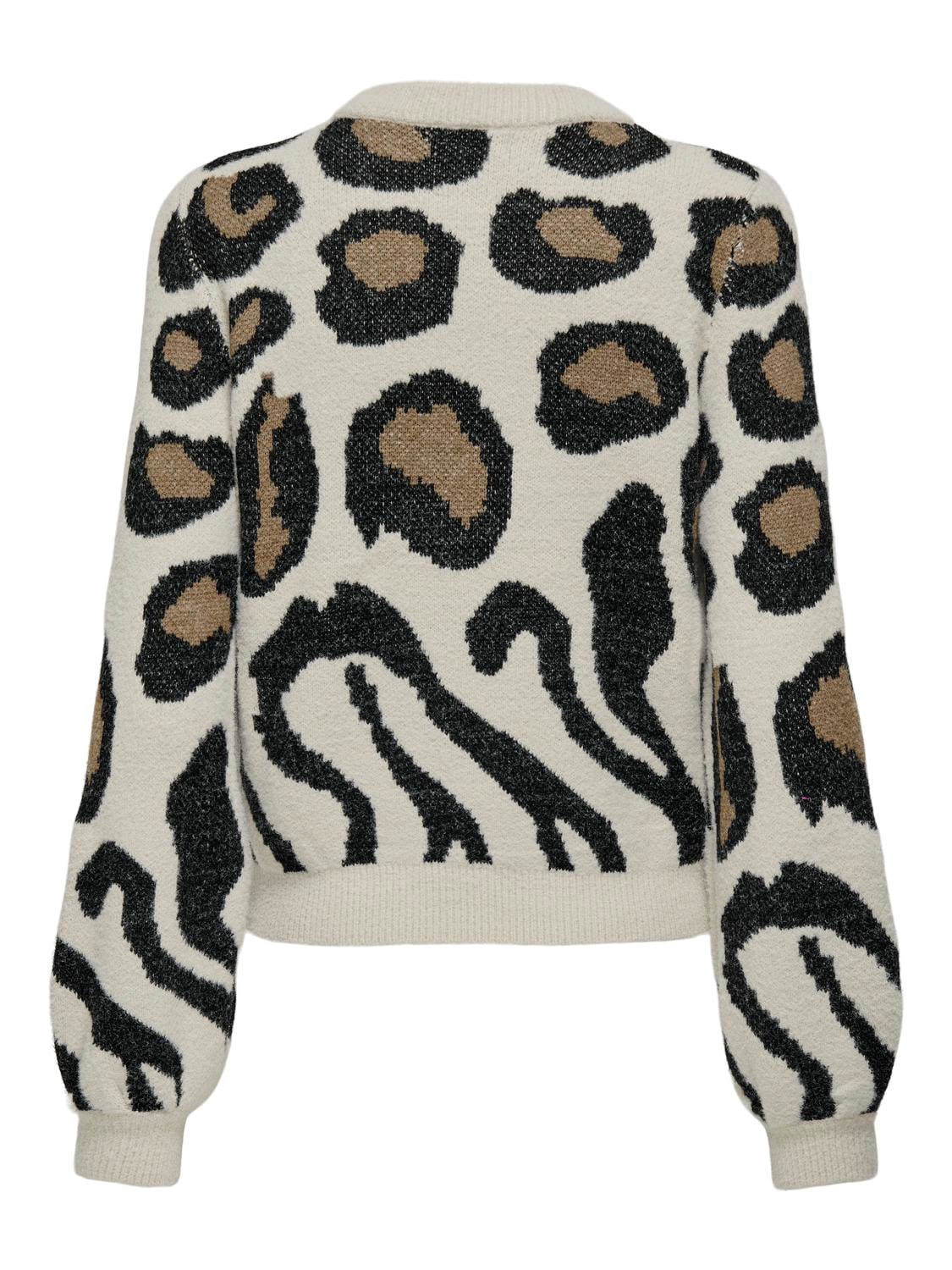 JDY Pull en tricot »JDYLORRAINE ANIMAL L/S PULLOVER KNT NOOS«