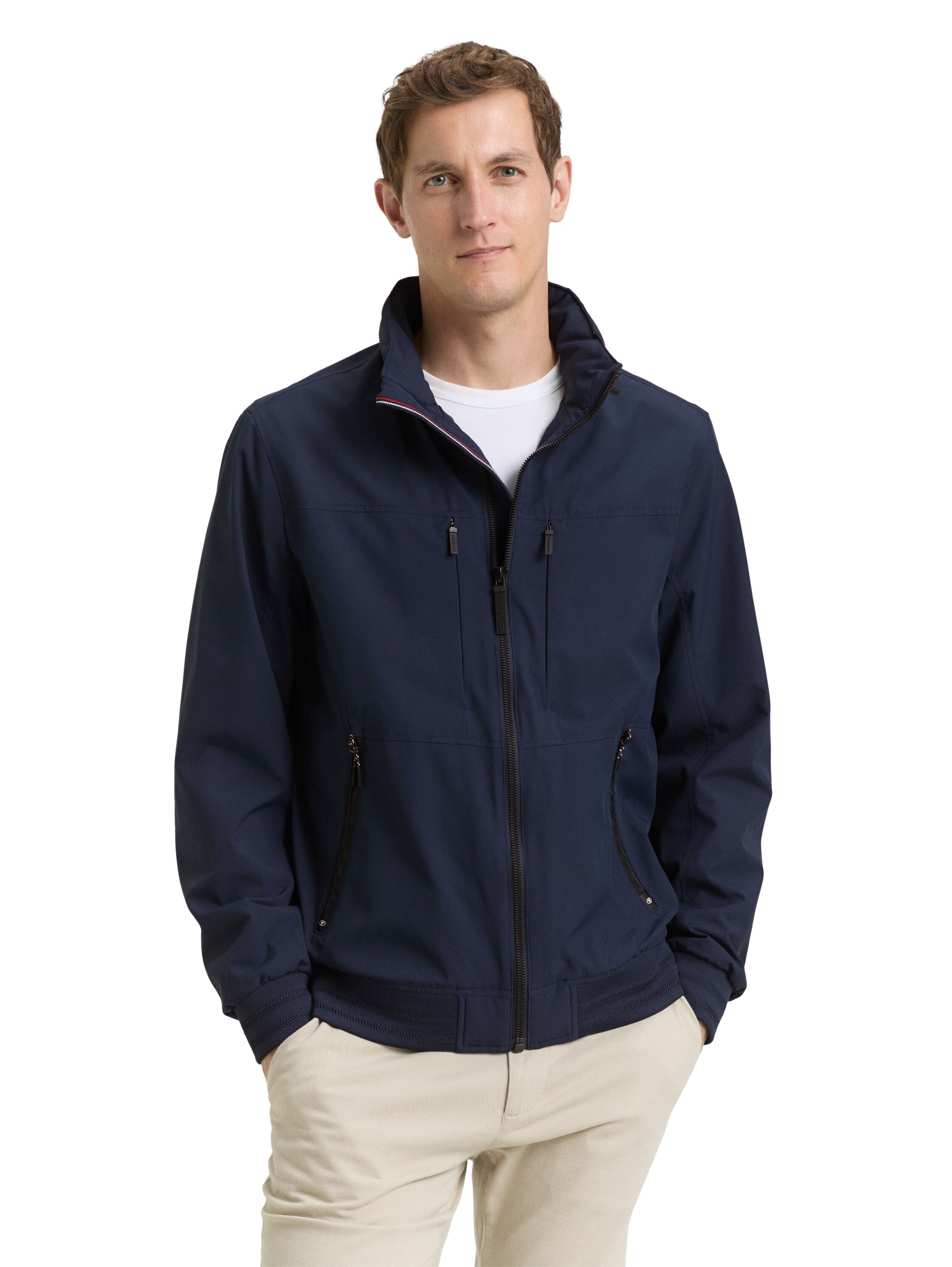 TOM TAILOR Blouson mit Kapuze mit elastischem Bund