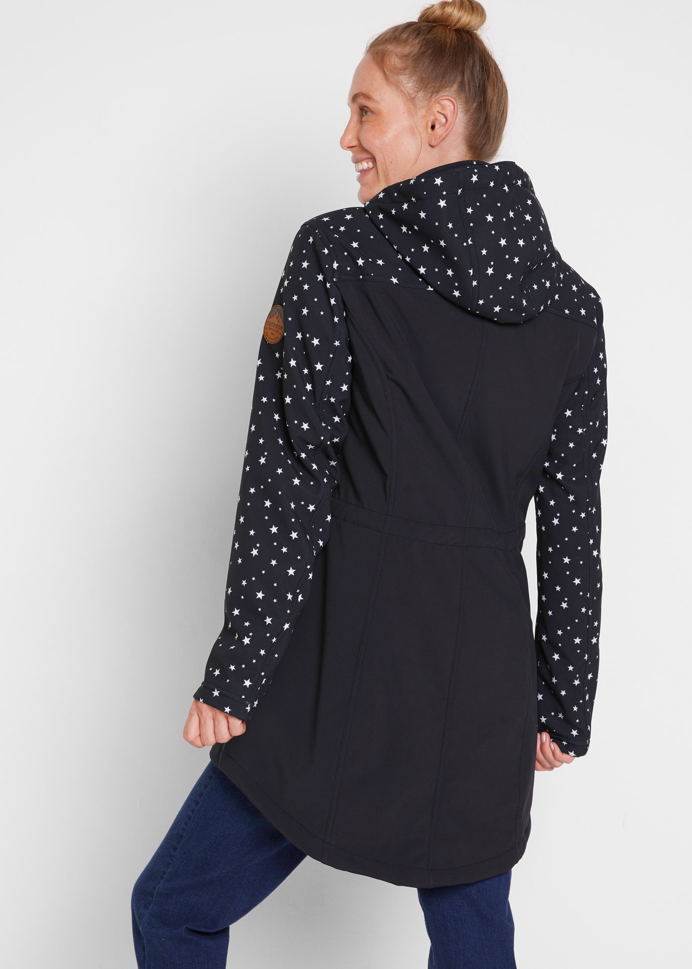 bonprix Veste softshell mit Kapuze