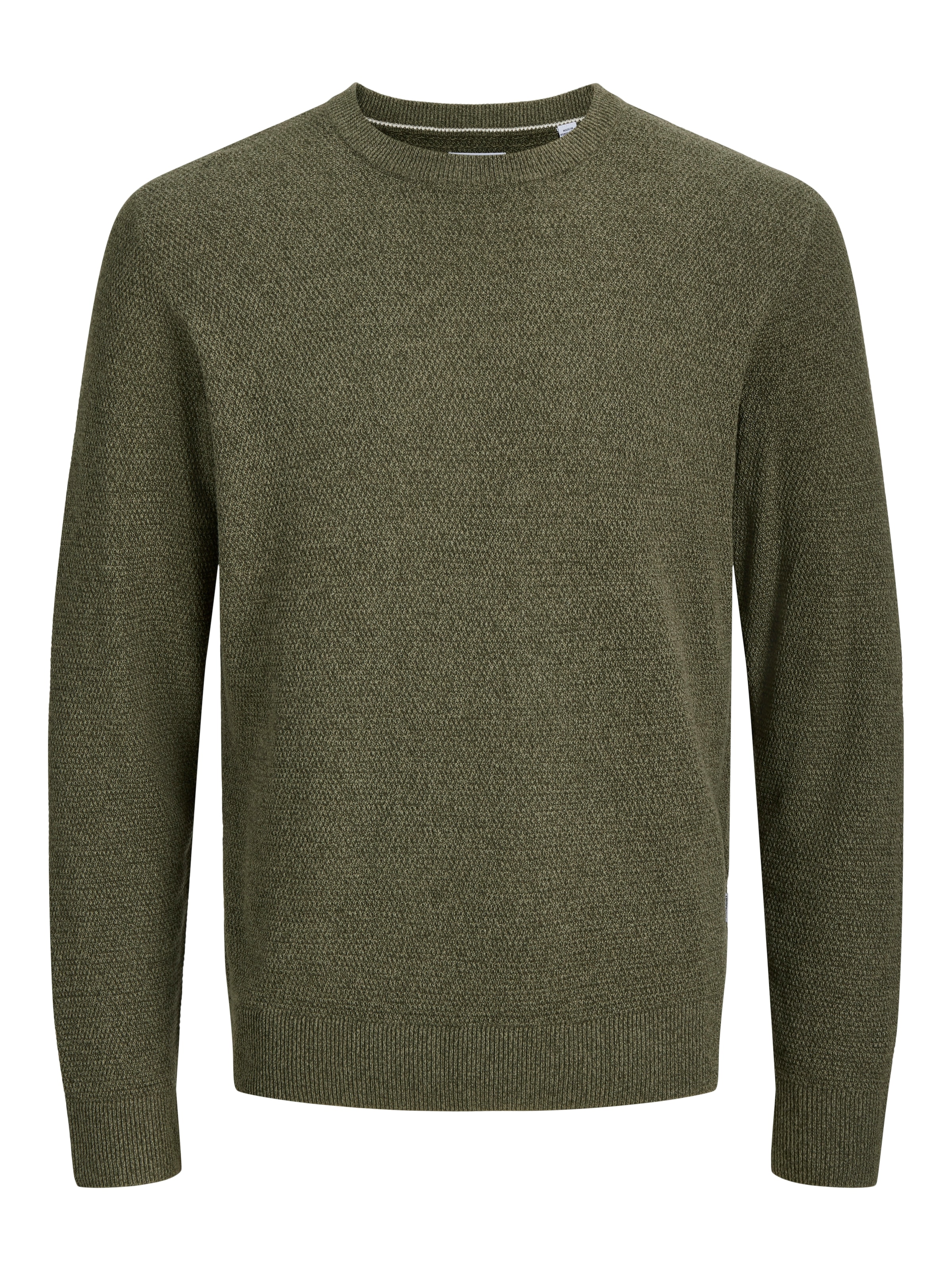 Jack & Jones Pull en tricot »JJERYDER KNIT CREW NECK NOOS« coton, coupe régulière