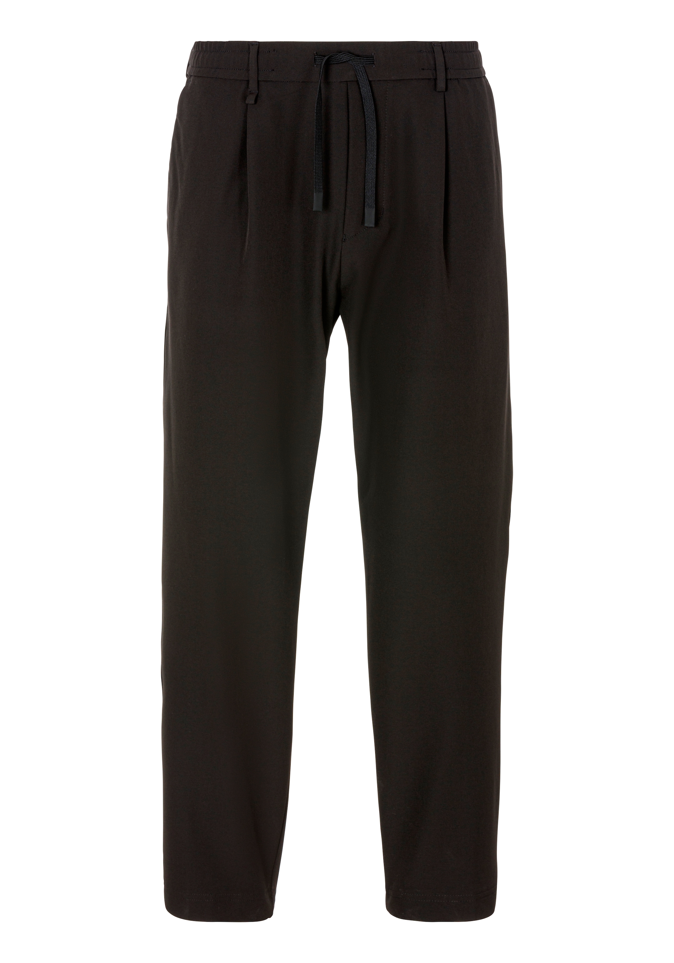 BOSS GREEN Pantalon tissé »T Convert-Pleat«  mit Zugbund und Markenlabel Bundfaltenhose Anzughose Stretchhose