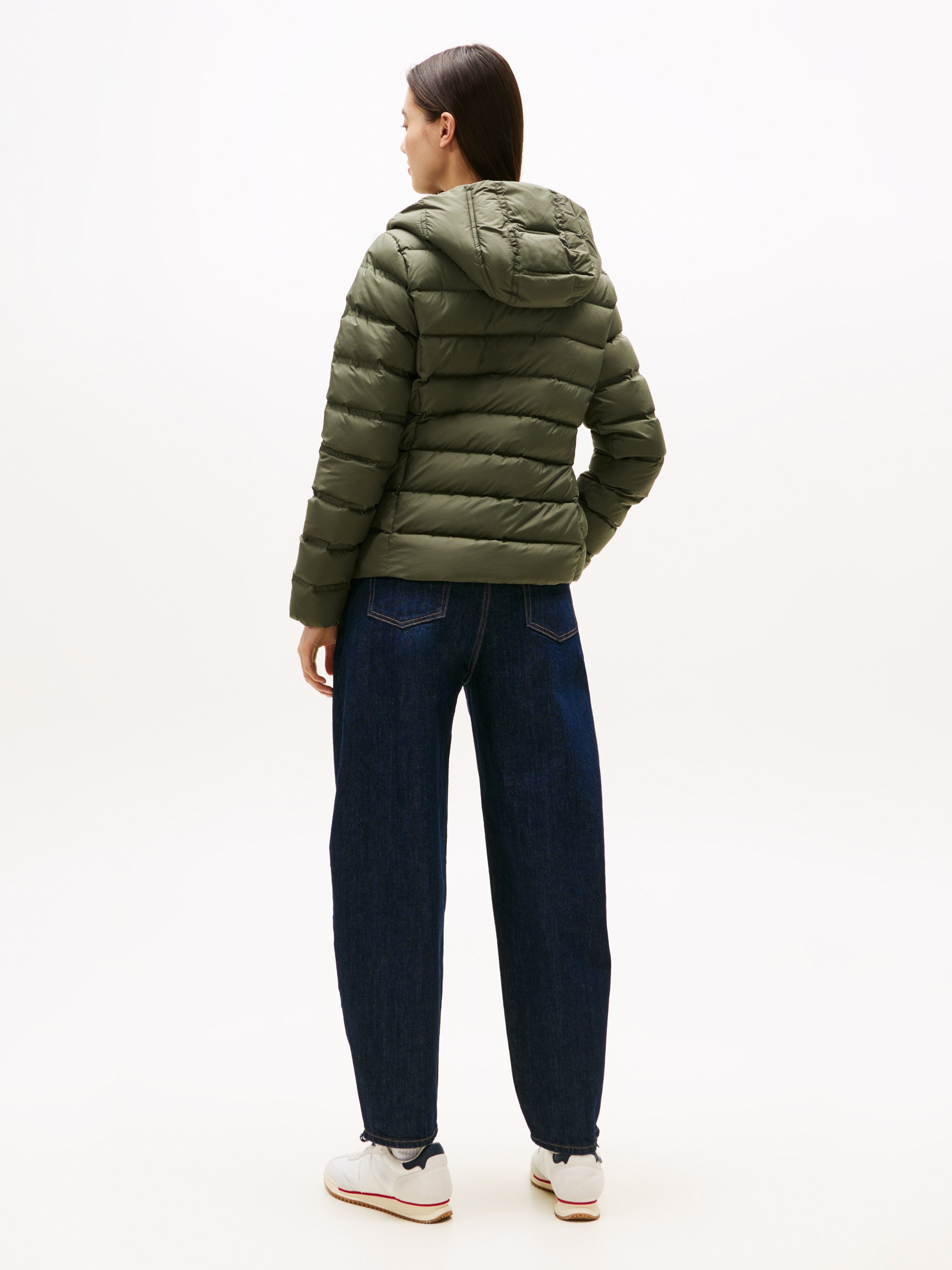 Tommy Jeans Veste matelassée »TJW SLIM HOOD PRNT DOWN JCKT EXT« mit Kapuze