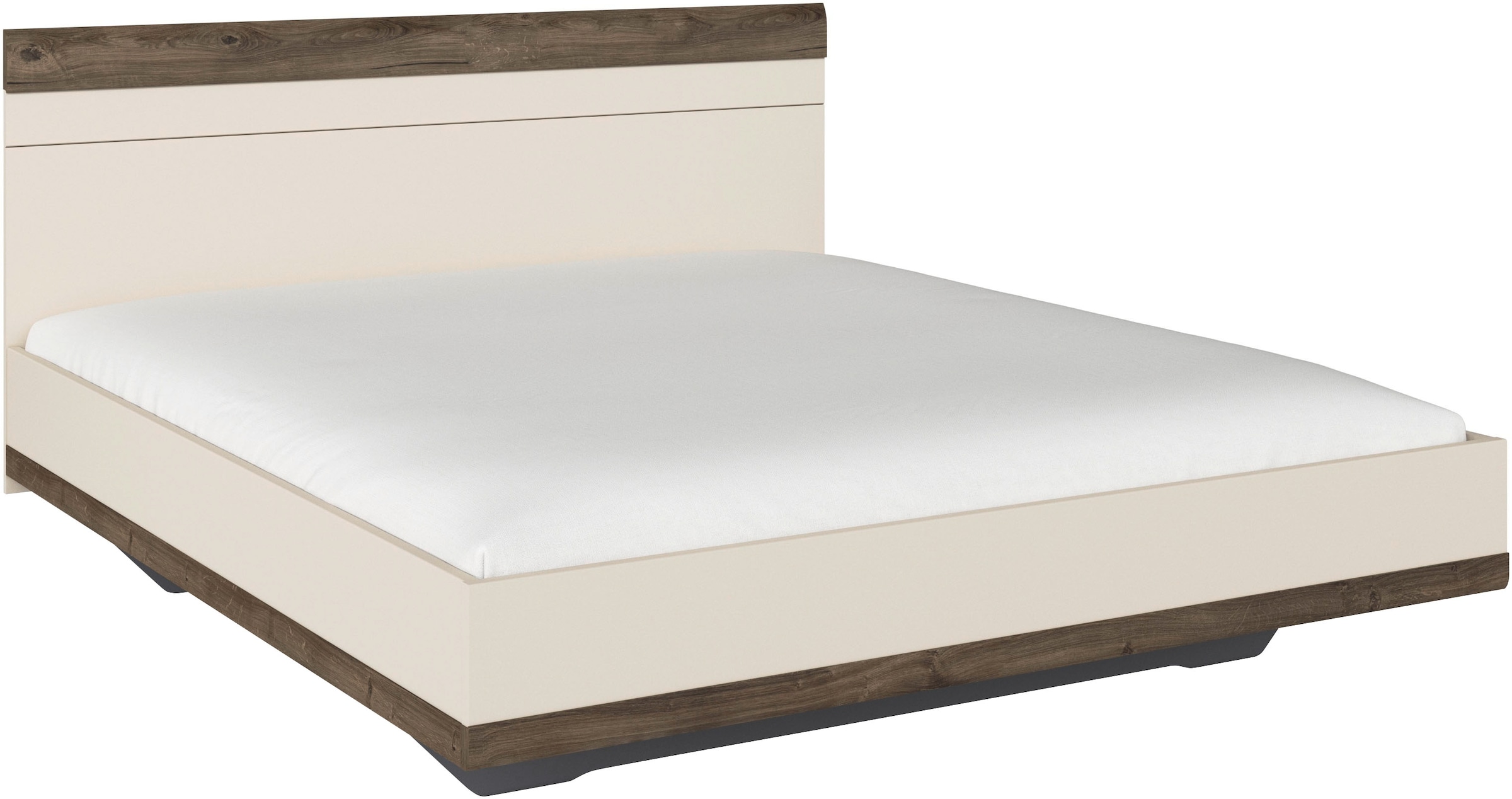 rauch »Bett Doppelbett Holzbett SAJO« avec accents de couleur à hauteur d'assise confortable MADE IN GERMANY