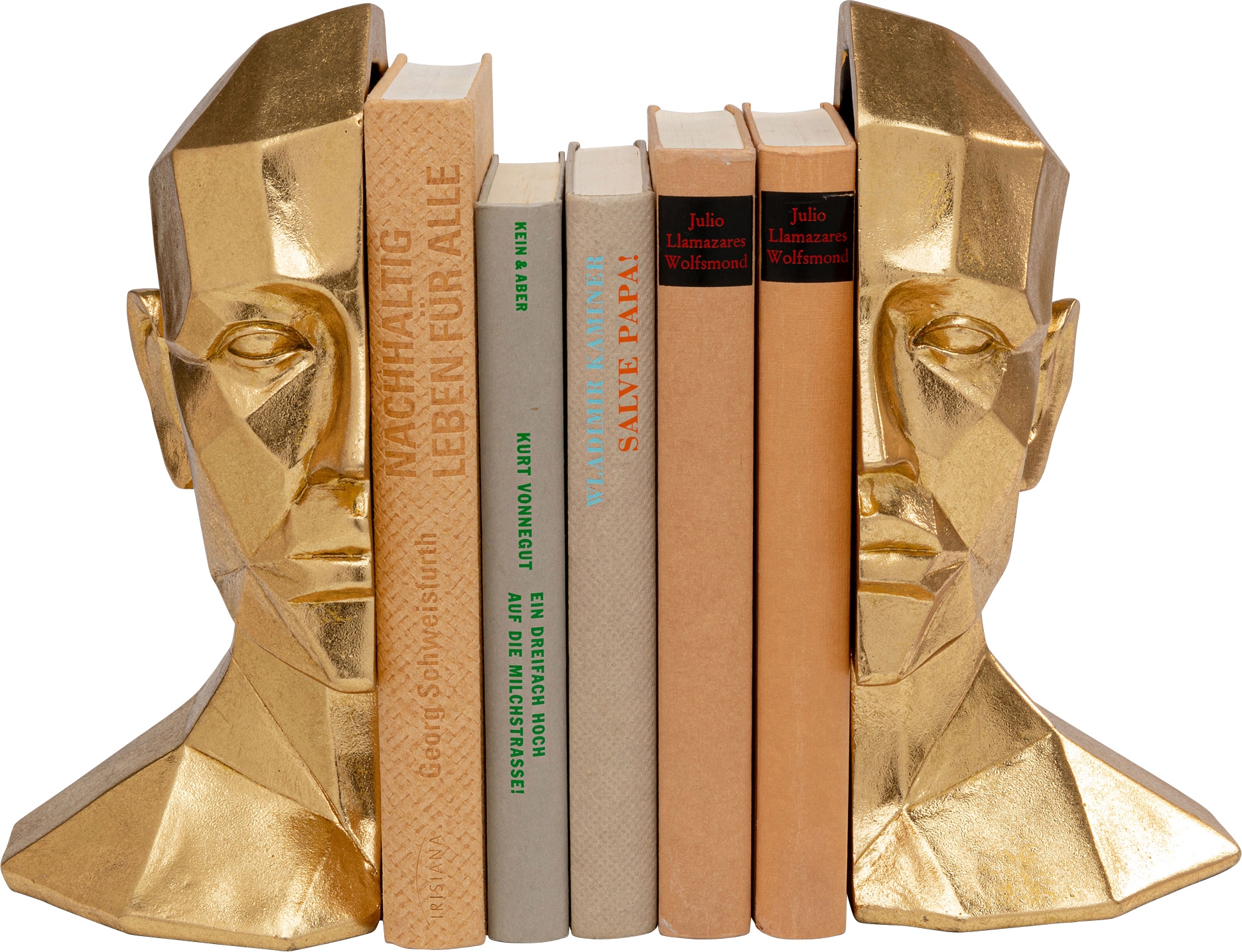 Kare Design Serre-livres »Face« aus Polyresin