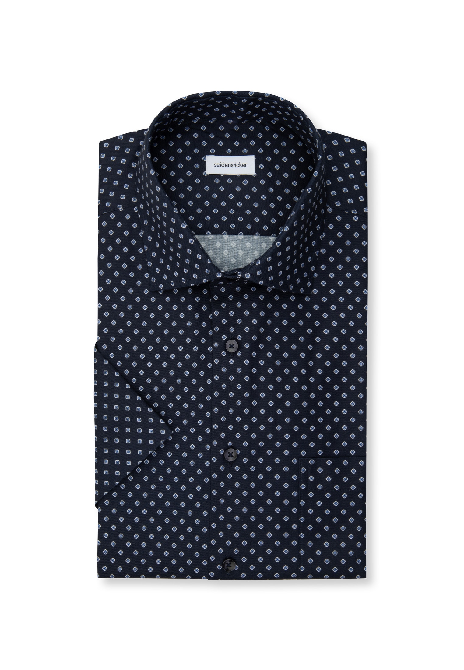 seidensticker Businesshemd »Regular«, Regular 1/2 Kentkragen Druck
