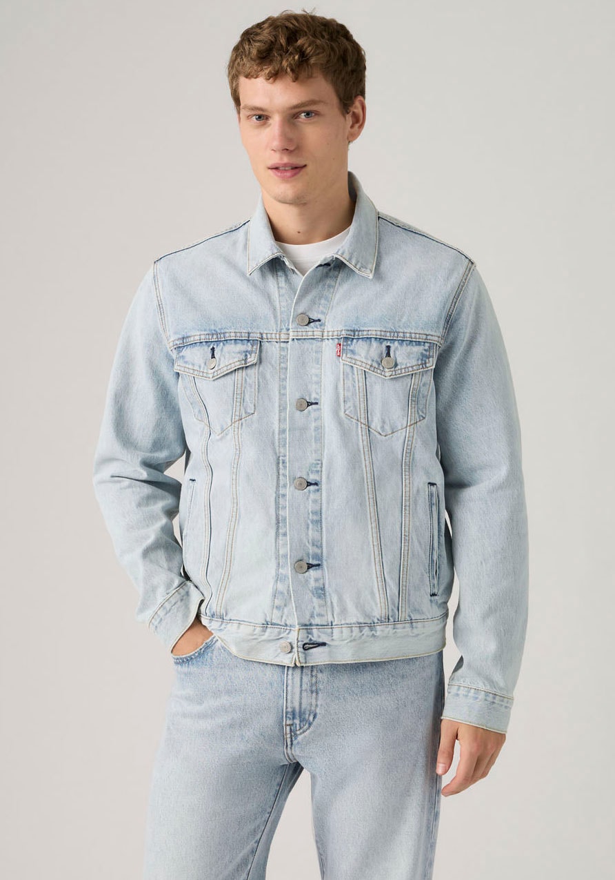 Levi's® Veste en jean »VINTAGE FIT TRUCKER JKT« sans capuche avec patte de boutonnage