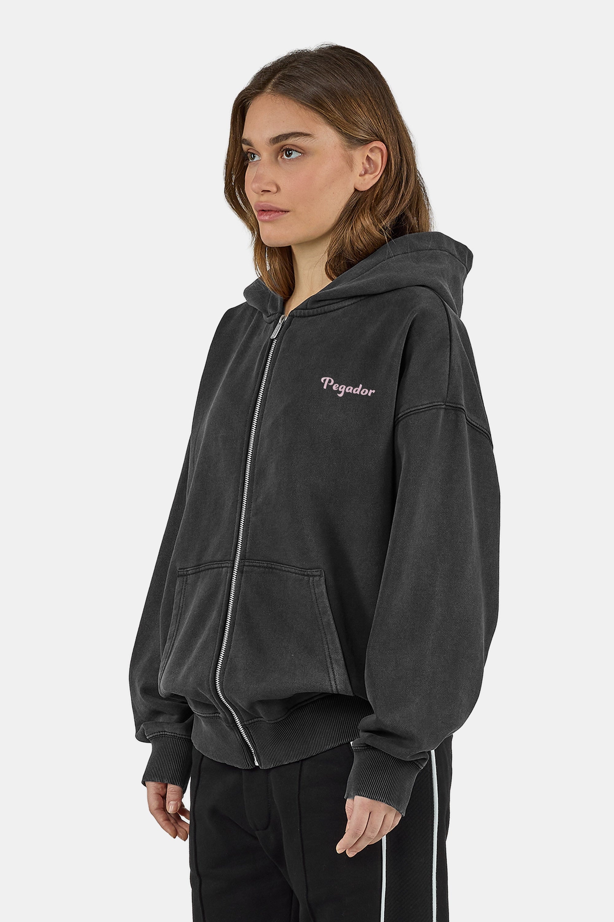PEGADOR Sweat à capuche »Brielle Oversized Hoodie«, mélange de coton, oversize
