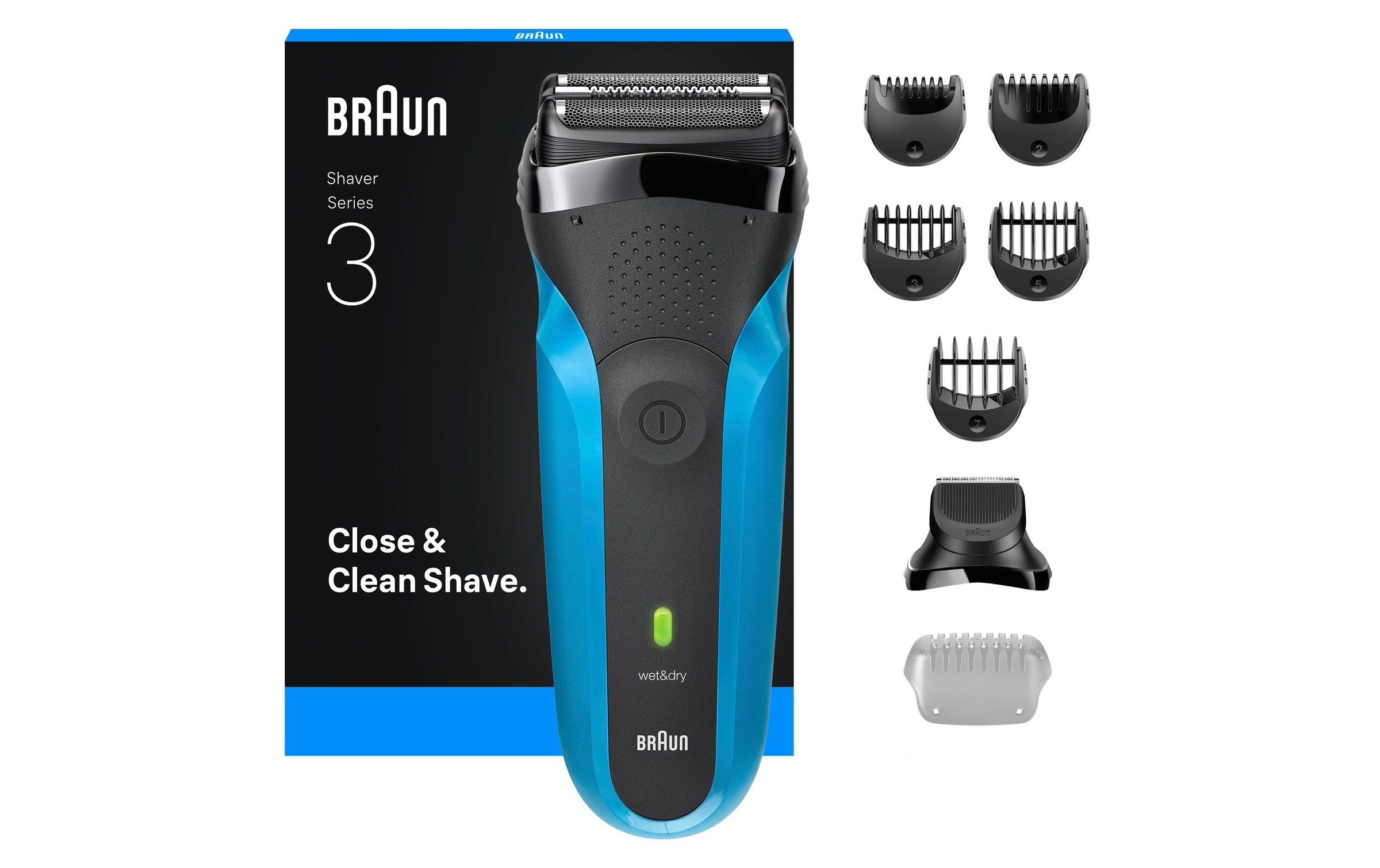 Braun Épilateur électrique pour le visage »Series 3 310BT«