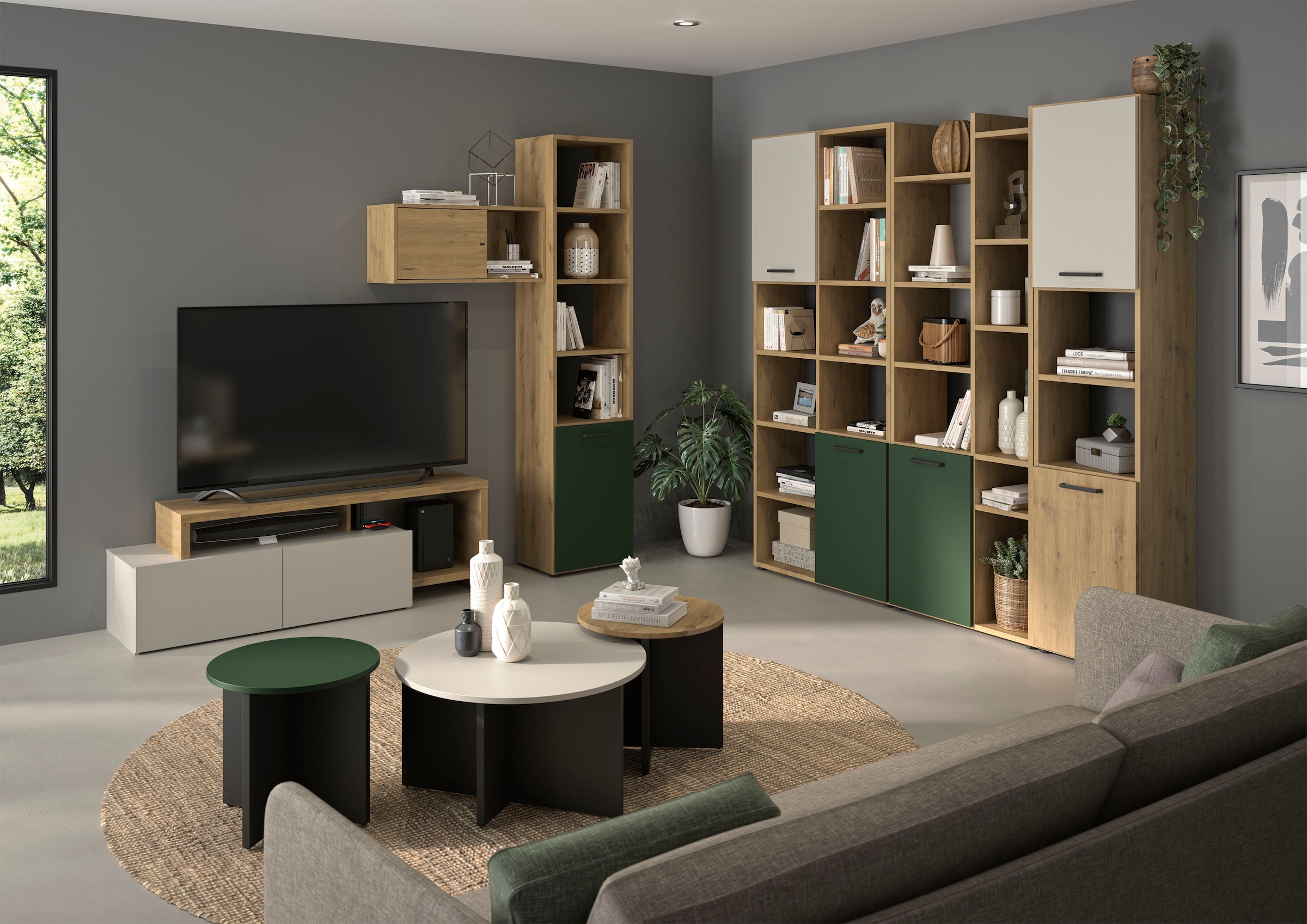 Gami Tableau TV »CRAFT« TV-Möbel mit 2 Türen