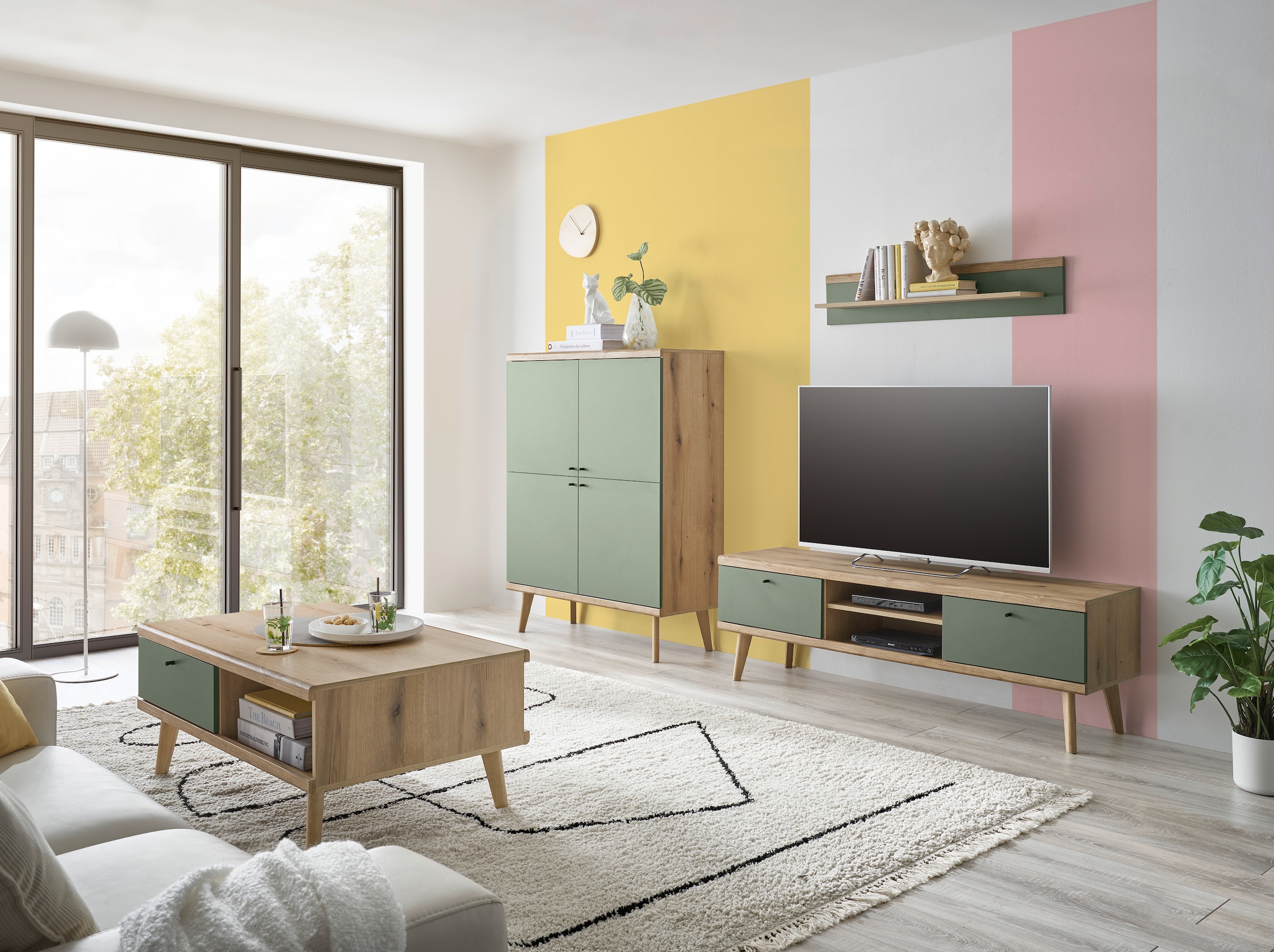 Home affaire Wohnwand »MAVAS« Set, 3 Stk. tlg.