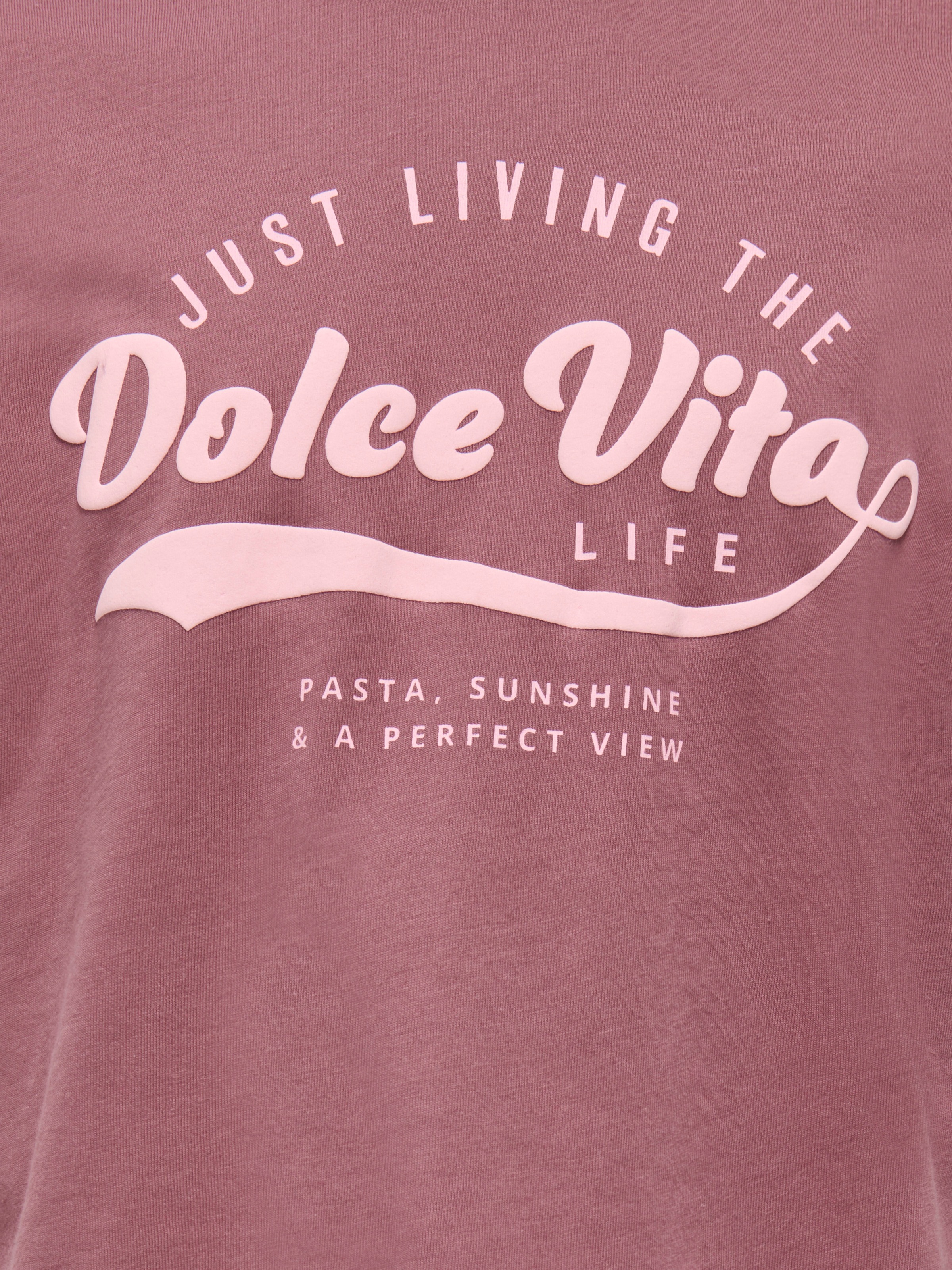 KIDS ONLY T-Shirt »KOGVILLA LIFE S/S BOXY PRINTED TOP JRS« in dezenter Boxy-Form