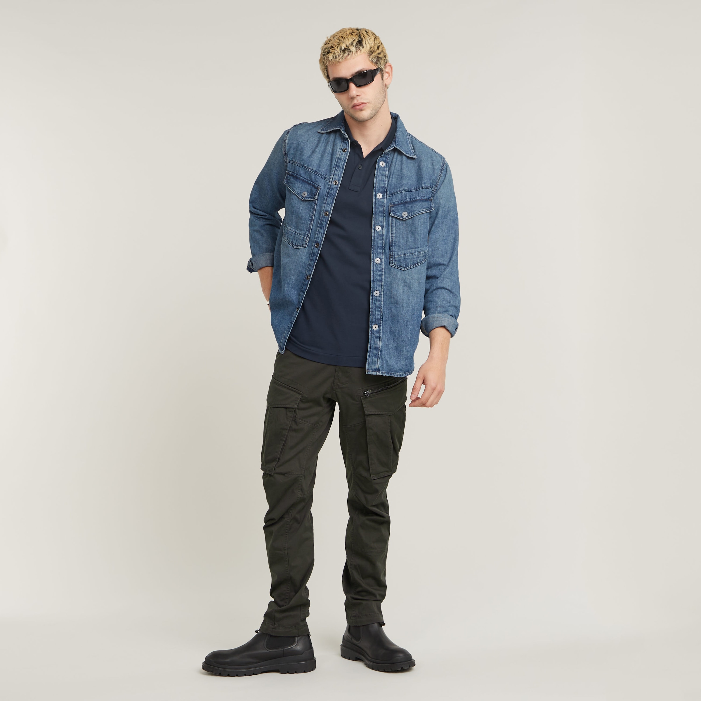 G-STAR Polo »Dunda Slim Fit« Logostickerei auf der Brust