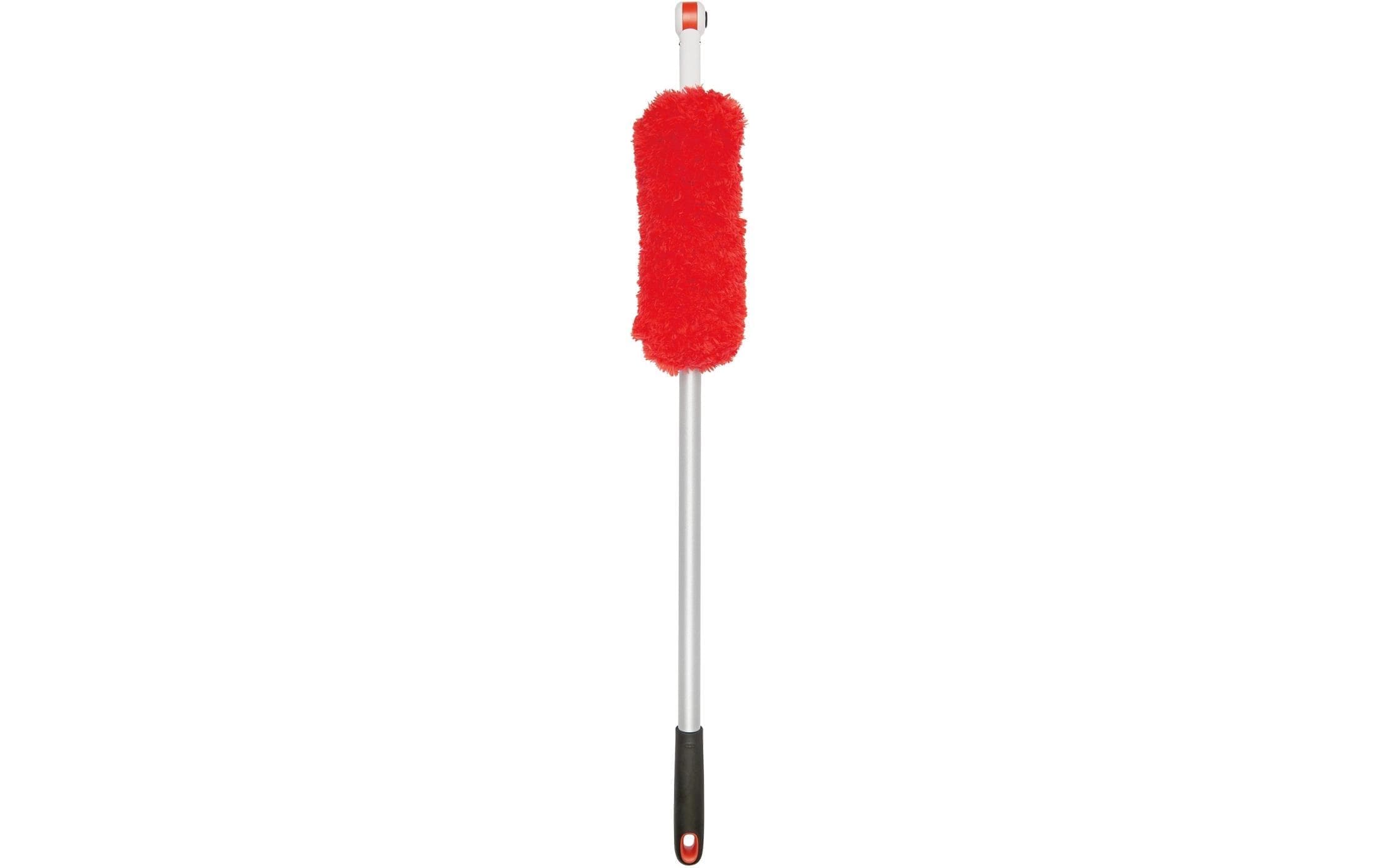 OXO Good Grips Staubwedel »OXO Langarm-Staubsystem mit schwenkbaren Köpfen« flexibles Reinigen aus jedem Winkel (über 225°)