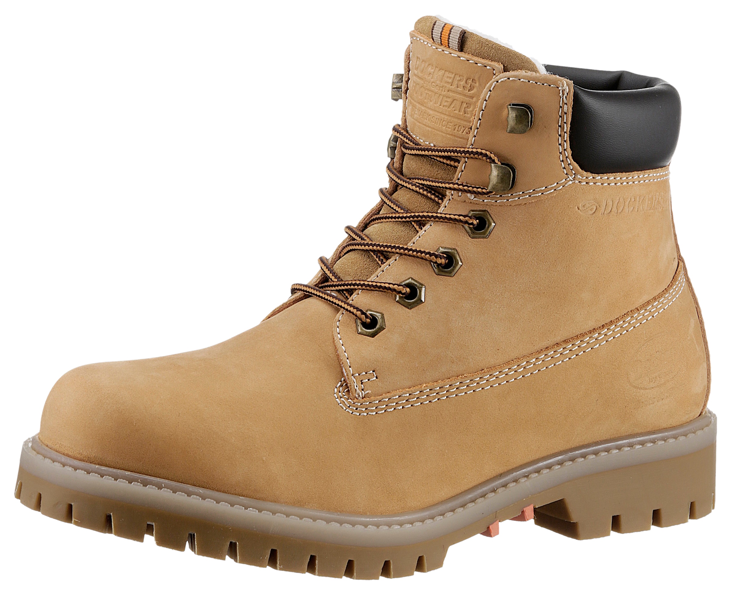 Dockers by Gerli Bottes d'hiver  Workerboots, Schnürstiefel mit Blockabsatz