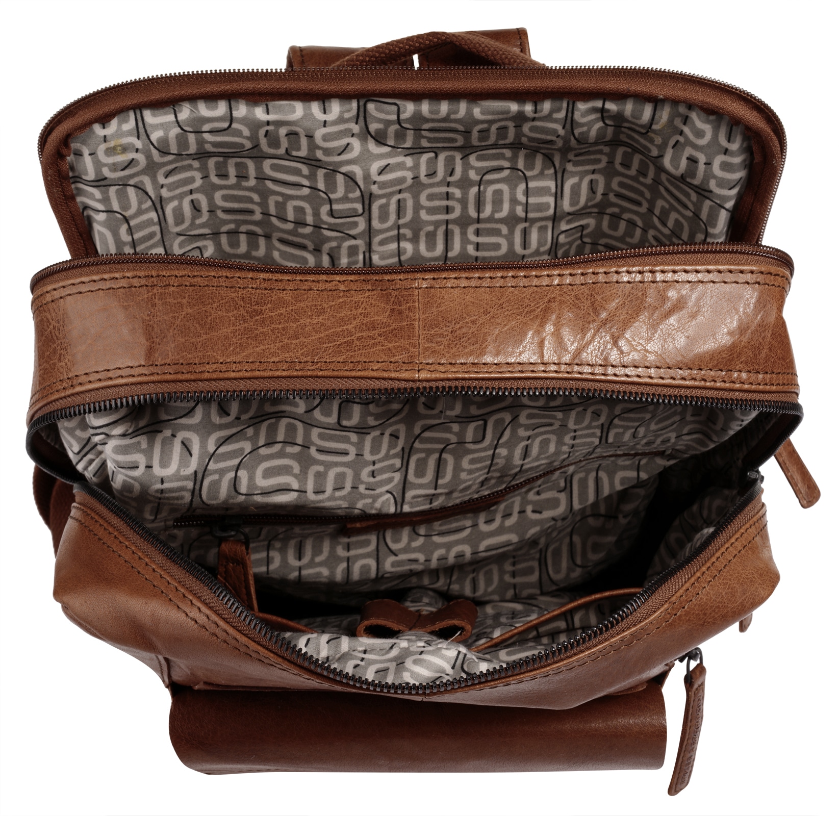 Spikes & Sparrow Sac à dos pour ordinateur portable echt Leder