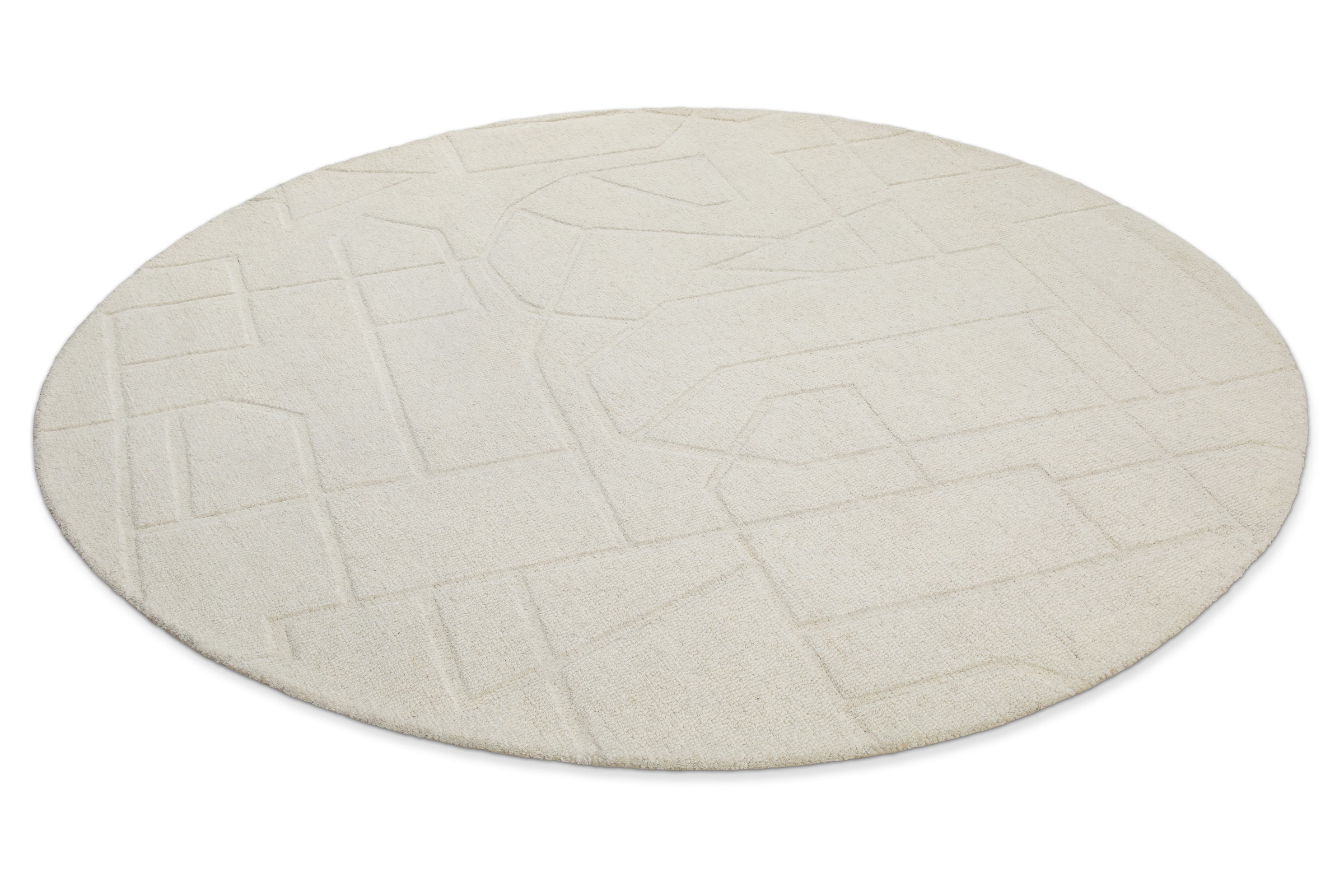 Wecon home Teppich »Hamptons TWENTYEIGHT« rund 15 mm Höhe Kurzflor, Wohnzimmer, Schlafzimmer, elegant, robust, Lineares Design