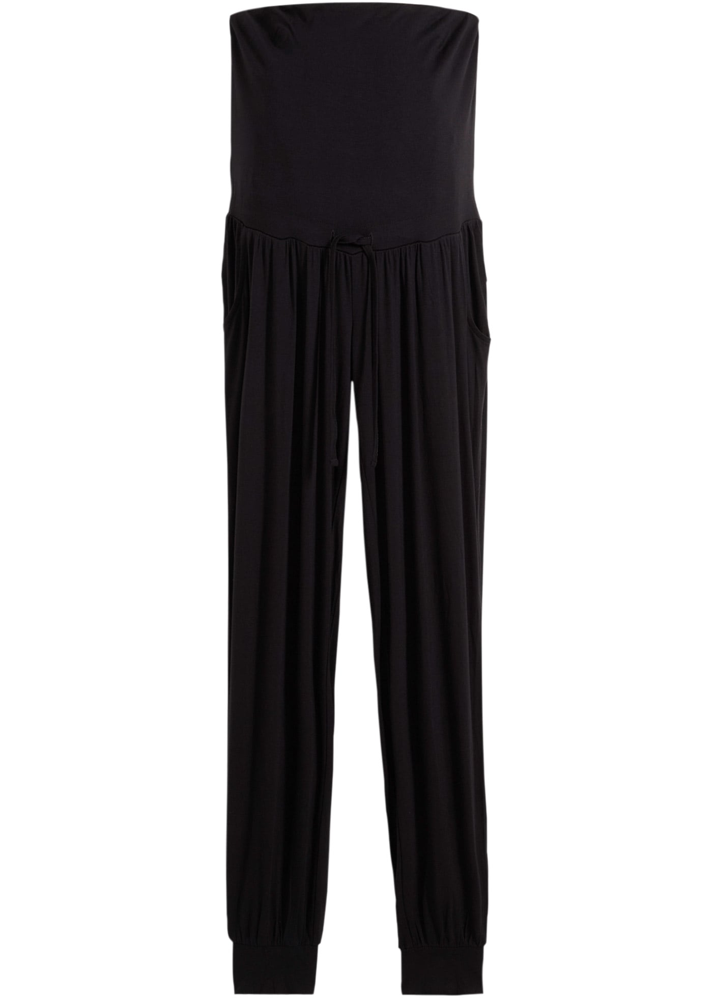 bonprix Pantalon de grossesse  aus Viskose, mit breitem Umschlagbund, elastischer Saum