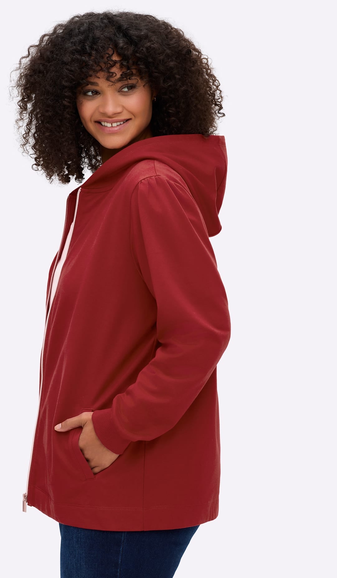 Sheego Shirtjacke »Sweatjacke« 1 Stk.