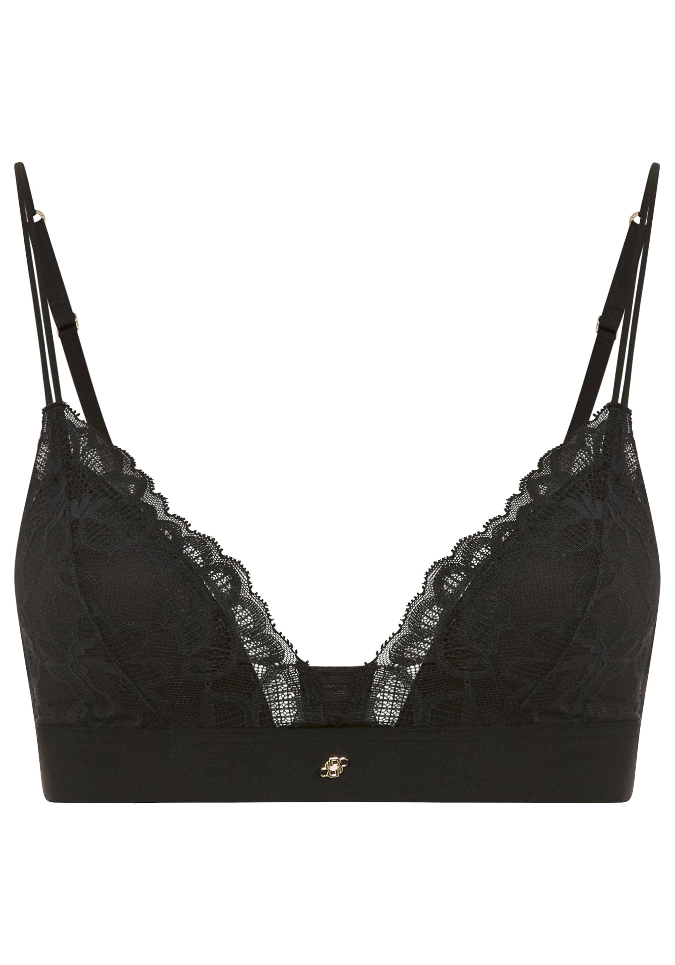 BOSS Brassière »BLOSSOM« Premium Spitzen-Bralette mit plissiertem Mesh