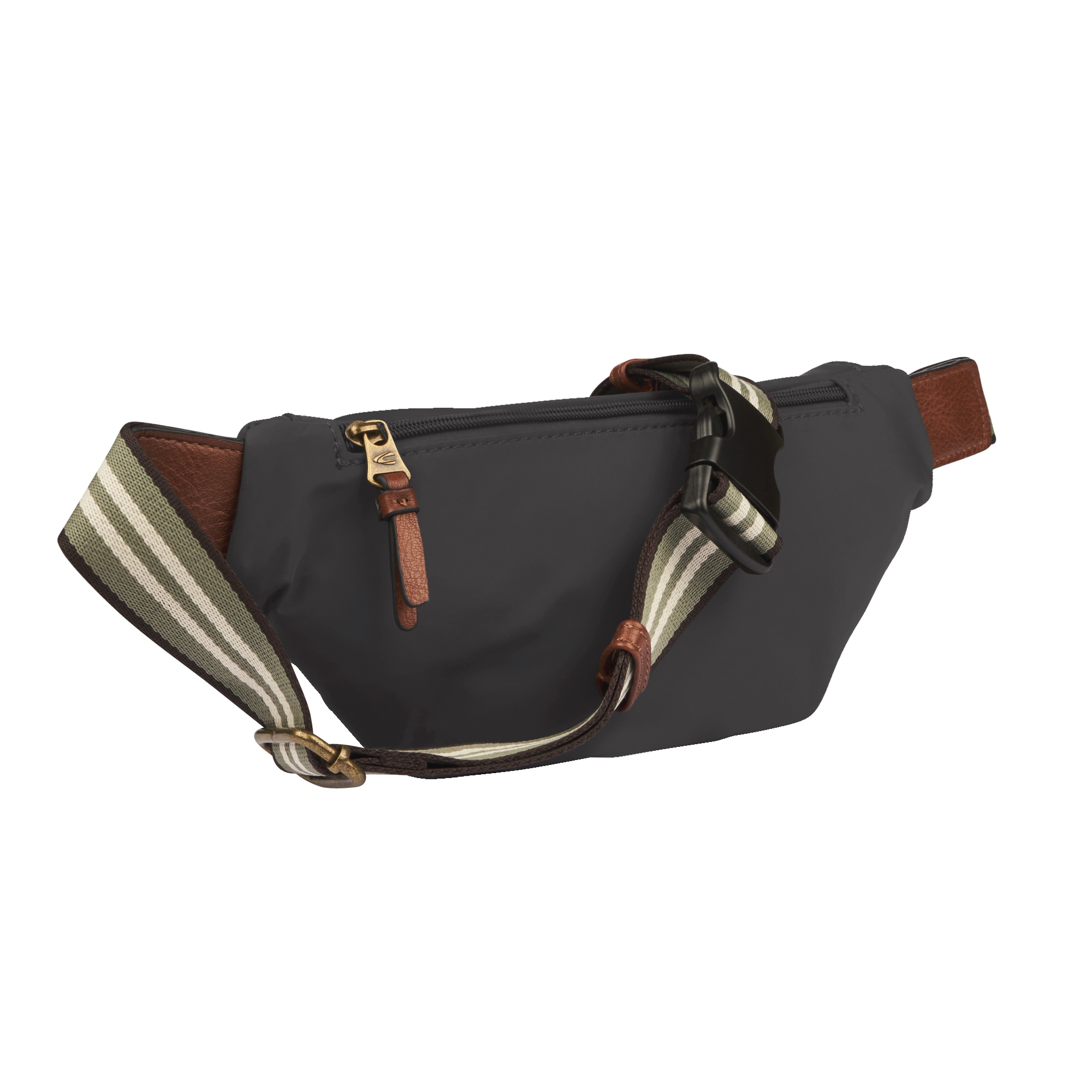 camel active Sac ventral »Bari« en nylon mat de haute qualité avec sangle tissée rayée