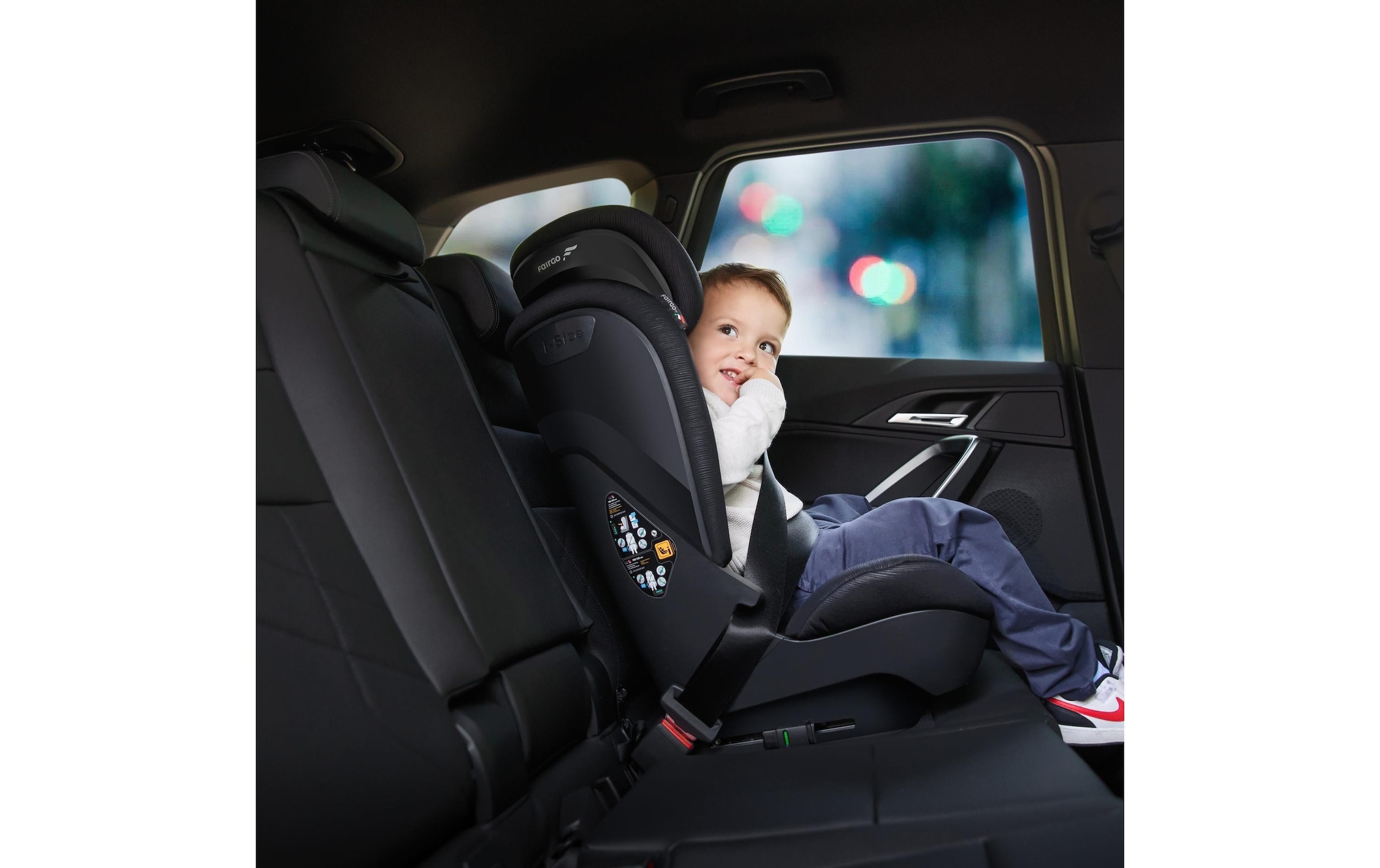   Autokindersitz »Fairgo Colosso i-Size Black Sand«