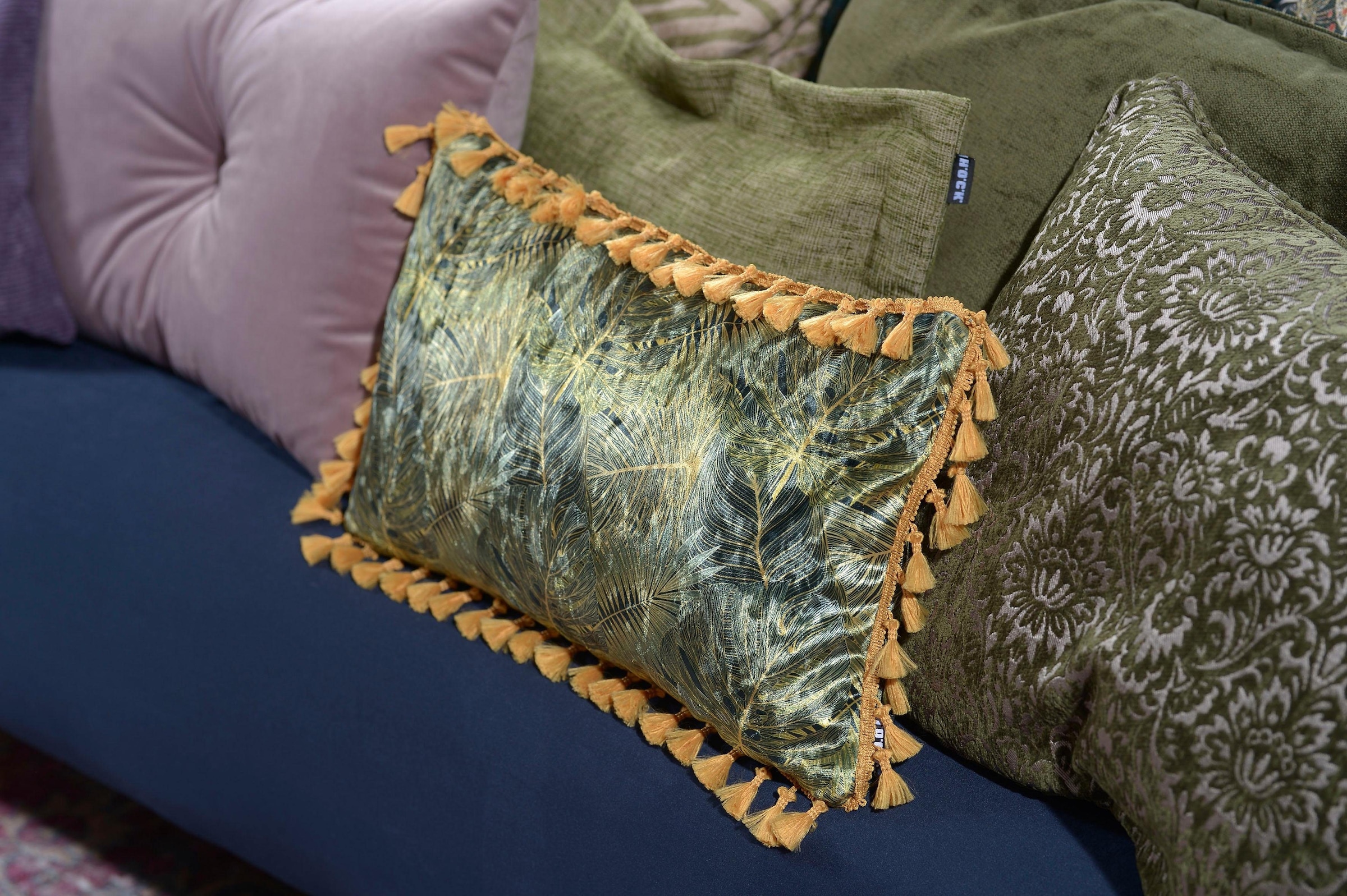 H.O.C.K. Coussin décoratif »Mohogany« mit floralem Muster, Kissenhülle mit Füllung, 1 Stück