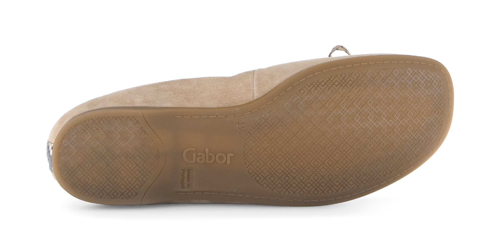 Gabor Ballerina  Businessschuh, Flats, Schlupfschuh mit Zierscheife