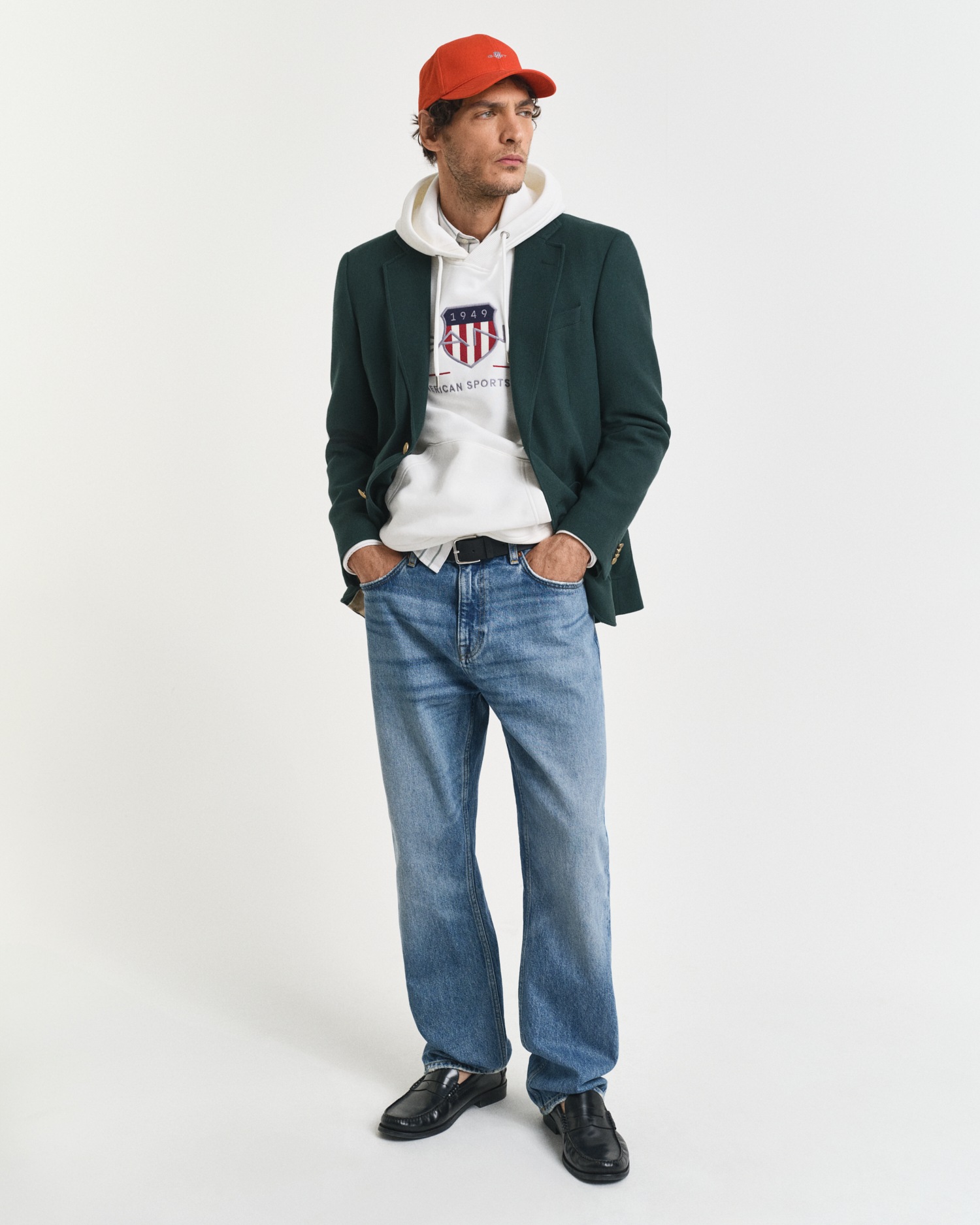 Gant Hoodie »REG ARCHIVE SHIELD HOODIE«, mit modischer Logostickerei auf der Brust
