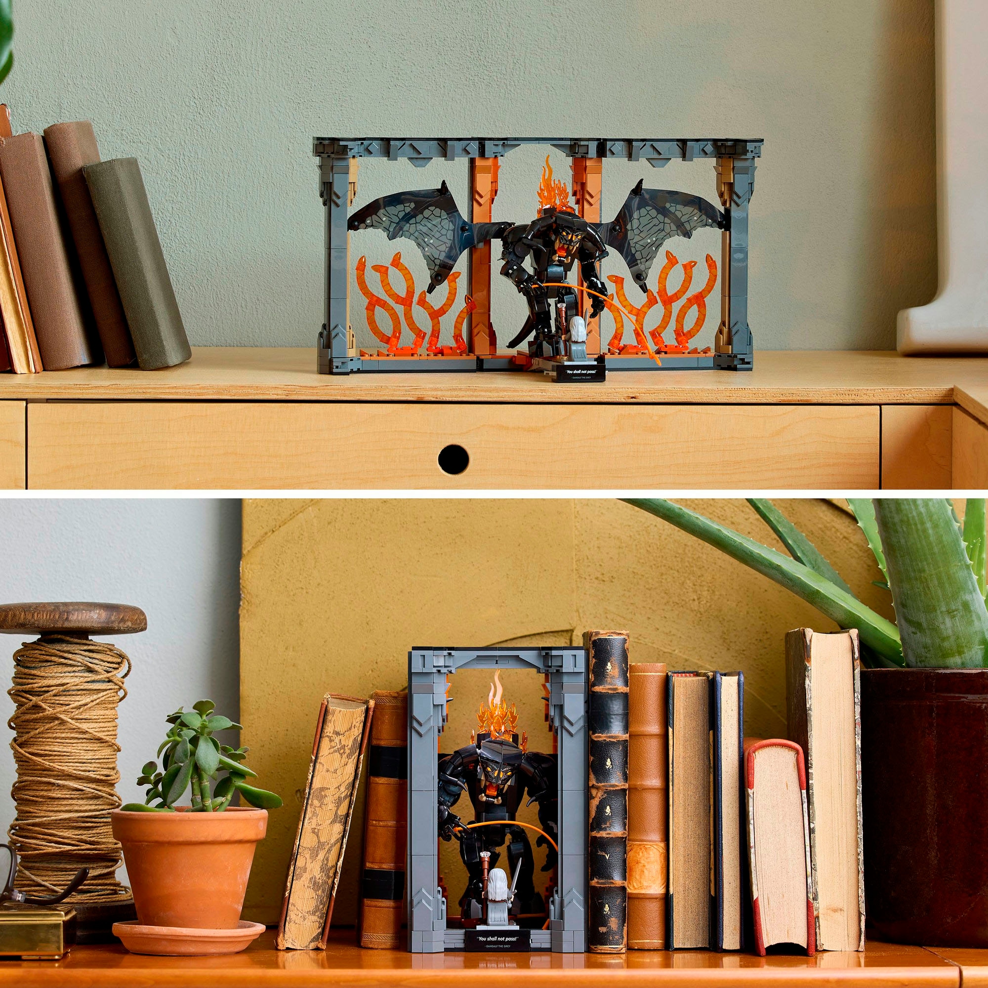 LEGO® Pions de construction »Der Herr der Ringe: Balrog Bücherstütze (10367), LEGO Icons« Made in Europe