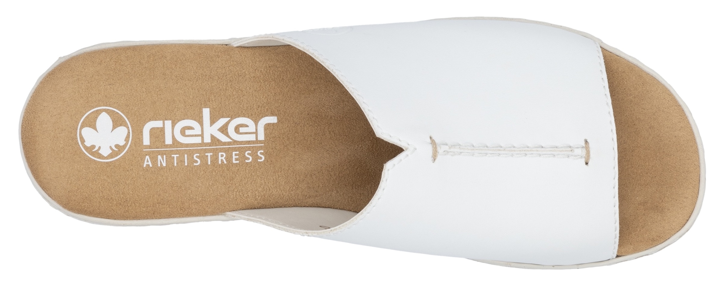 Rieker Keilpantolette  , Sommerschuh, Hausschuh, Keilabsatz, zum Schlupfen