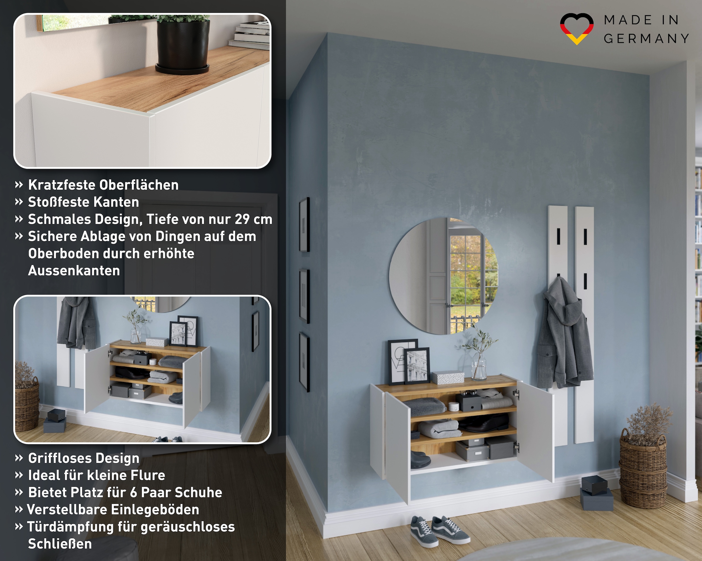 GERMANIA Armoire à chaussures »GW-Libbiano«
