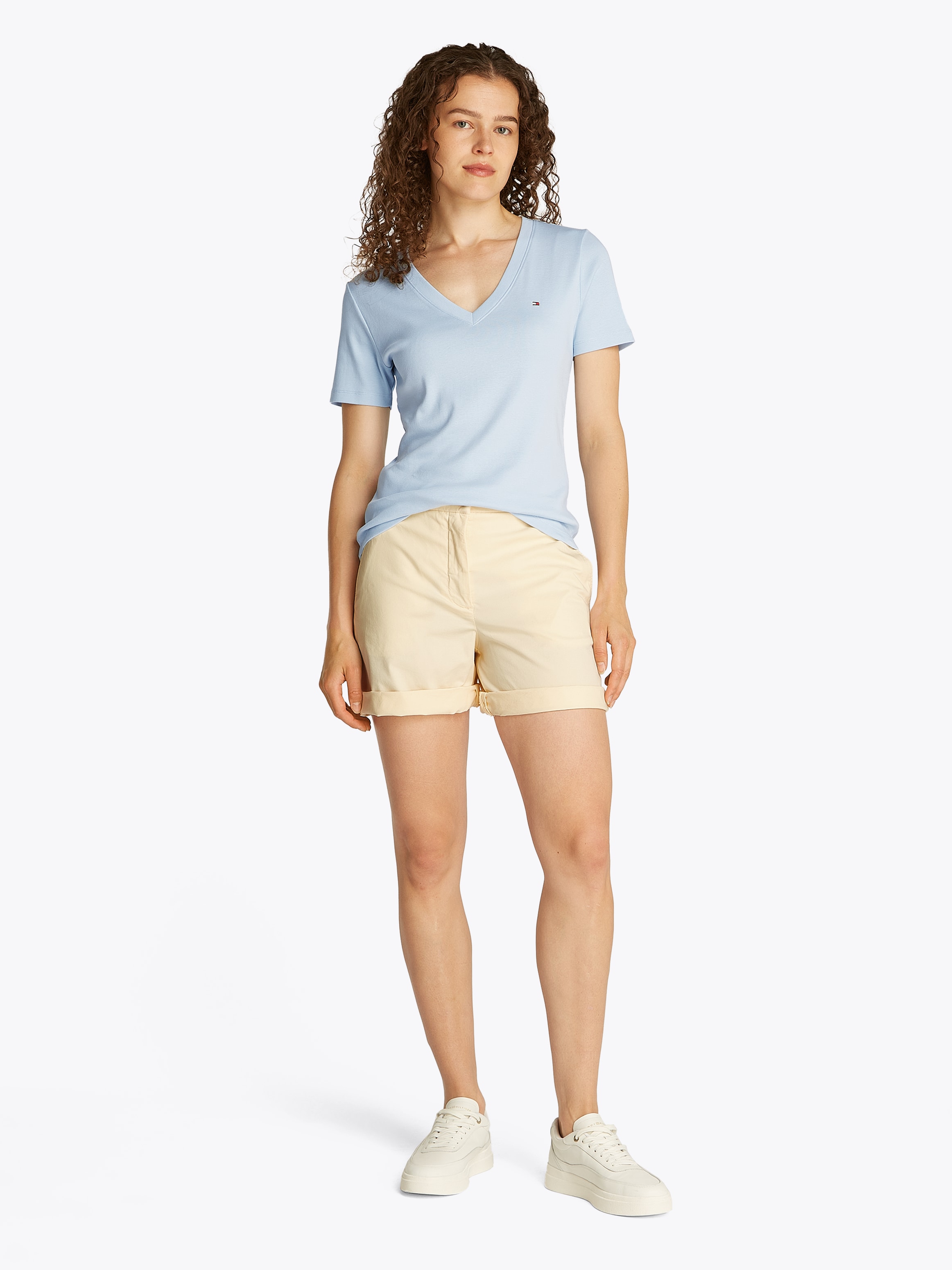 Tommy Hilfiger Short en chino »CO BLEND GMD CHINO SHORT«  mit Umschlagsaum