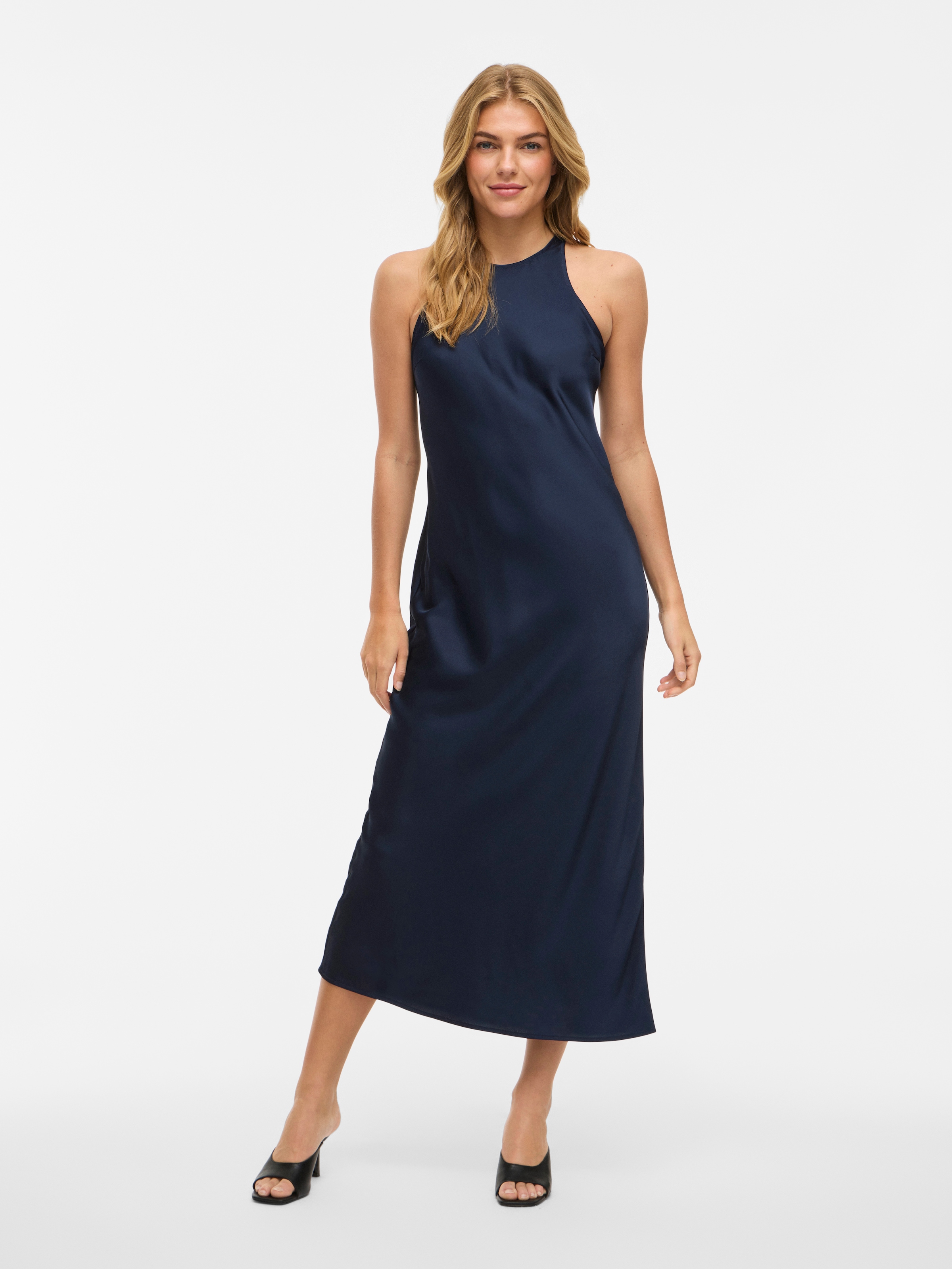 Vila Maxi robe »VIRAVENNA S/L ANKLE DRESS - NOOS/OC« fibre synthétique, coupe régulière