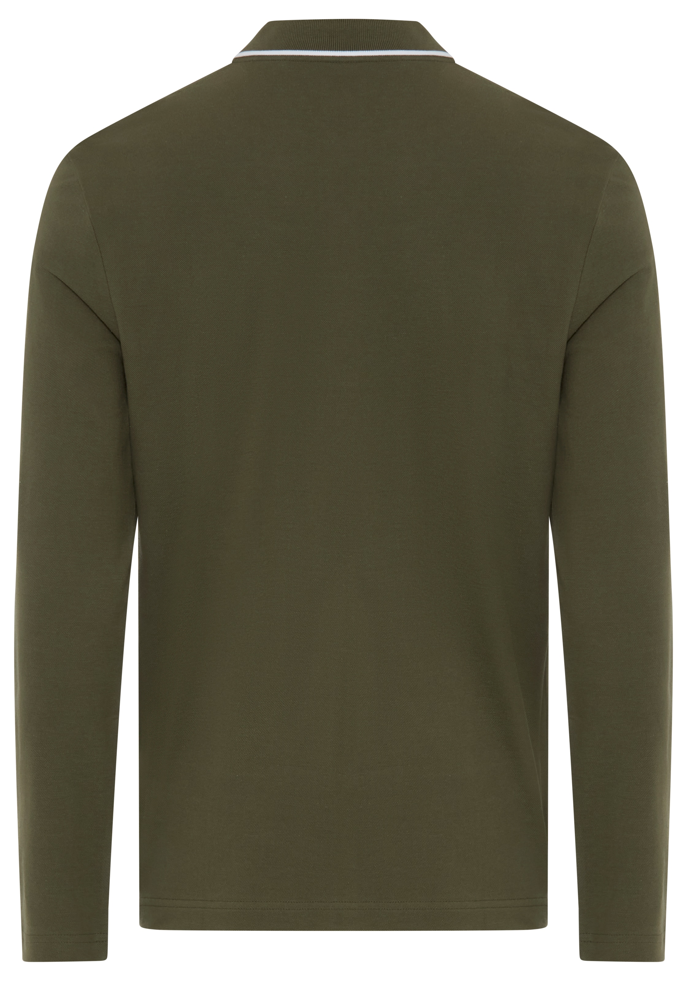BOSS ORANGE Polo à manches longues Regular Fit, reine Baumwolle, BOSS-Label