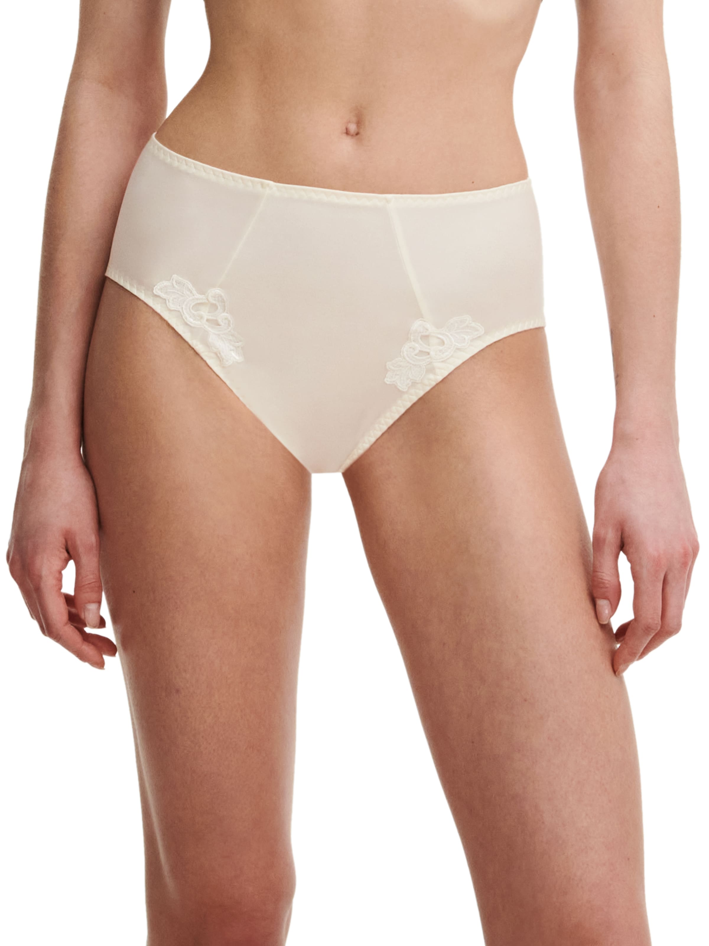 Chantelle Slip »HEDONA« blickdichtes Gewebe, Guipure Spitze