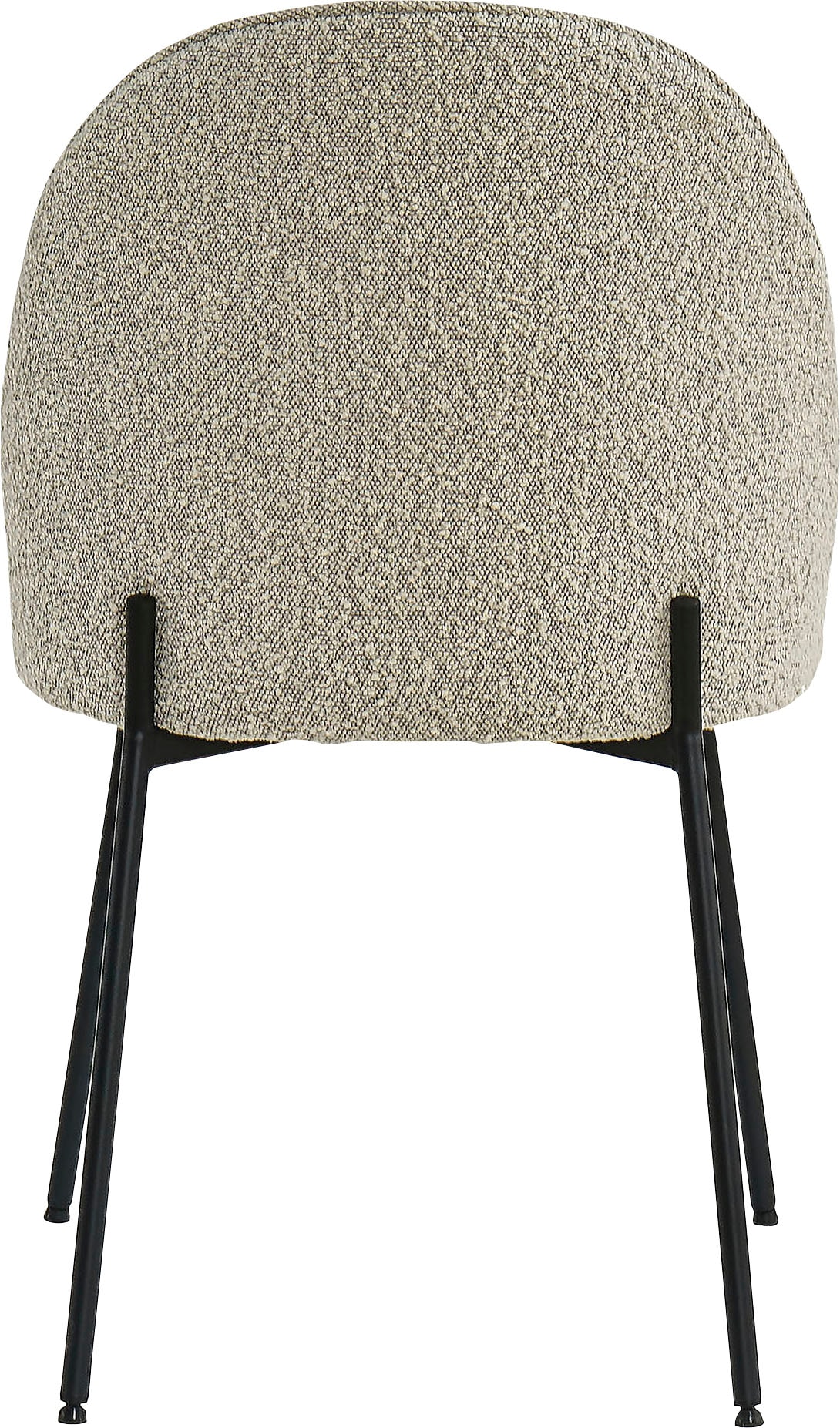 SIT Chaise rembourrée »Set 2 St. – Gepolsterte Esszimmerstühle mit abgerundeter Rückenlehne« (Ensemble) 2 cuisavec dossier arrondi et tissu bouclé